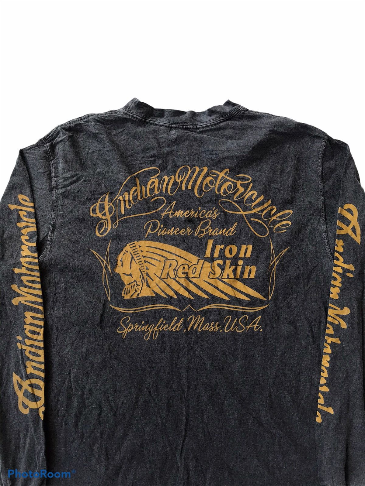 Indian Motorcycle Vintage Indian Motorcycle Iron Red Skin Size US L / EU 52-54 / 3 - 2 Thumbnail
