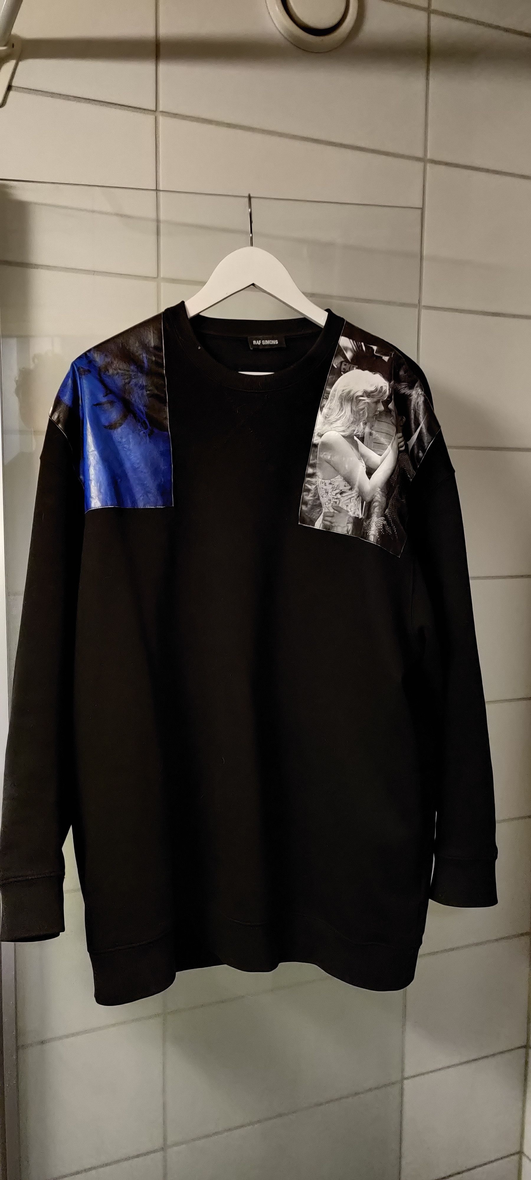 Raf Simons Raf Simons AW19/20 Blue Velvet Crewneck | Grailed