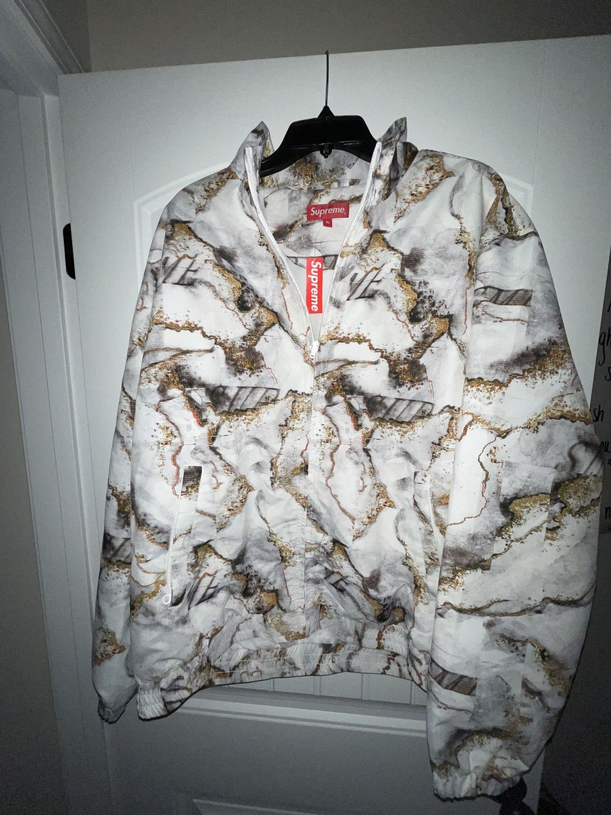 Supreme Supreme Marble Track Jacket FW20 Grailed