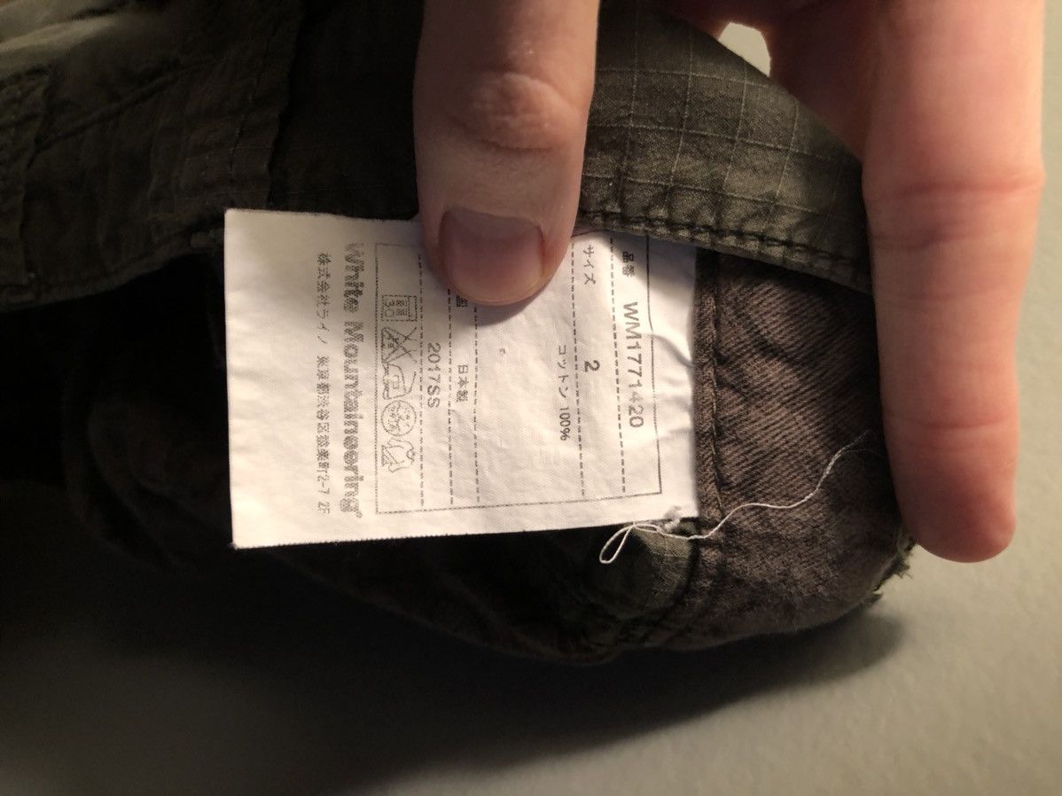 White Mountaineering Wide short ripstop green Size US 32 / EU 48 - 4 Thumbnail