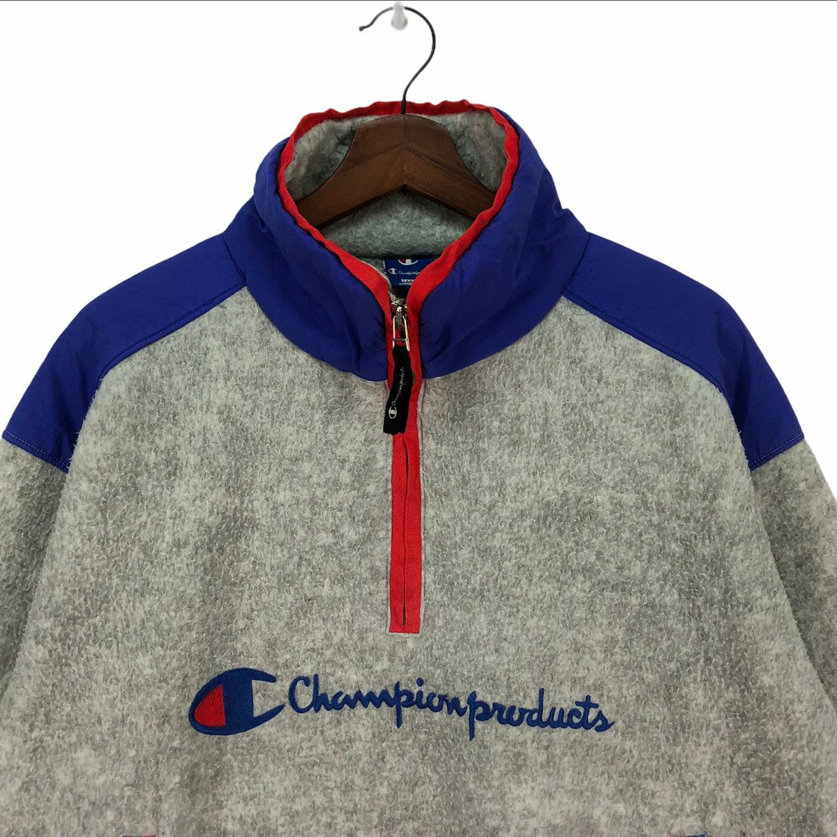 Champion × Vintage Vintage 90s Champion Products Sweater Zip Size US L / EU 52-54 / 3 - 3 Thumbnail