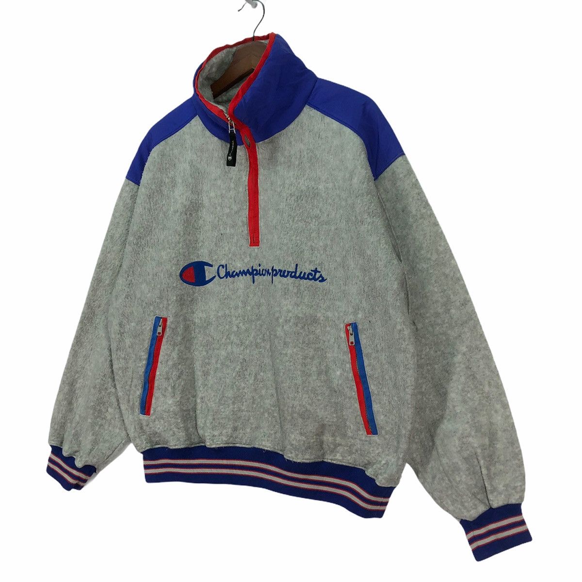 Champion × Vintage Vintage 90s Champion Products Sweater Zip Size US L / EU 52-54 / 3 - 2 Thumbnail