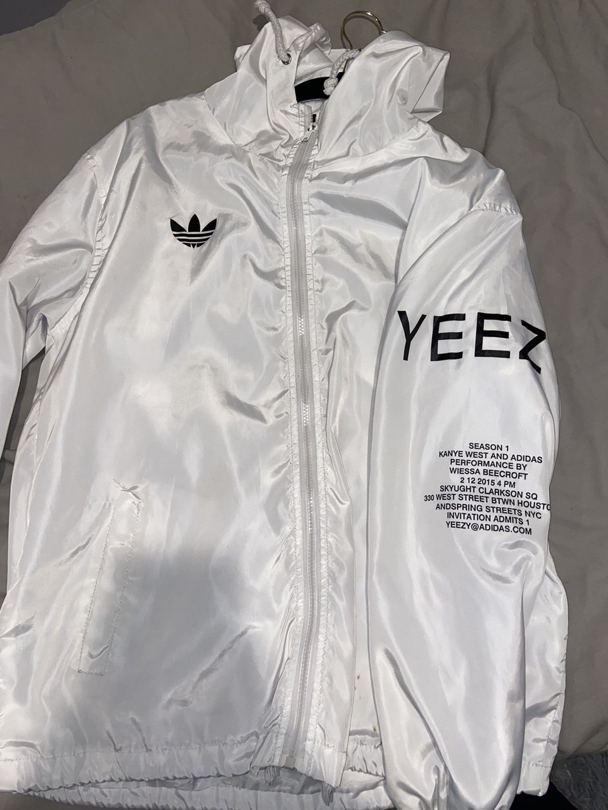 Adidas Kanye West Yeezy Season Yeezy Season 3 Adidas windbreaker Grailed