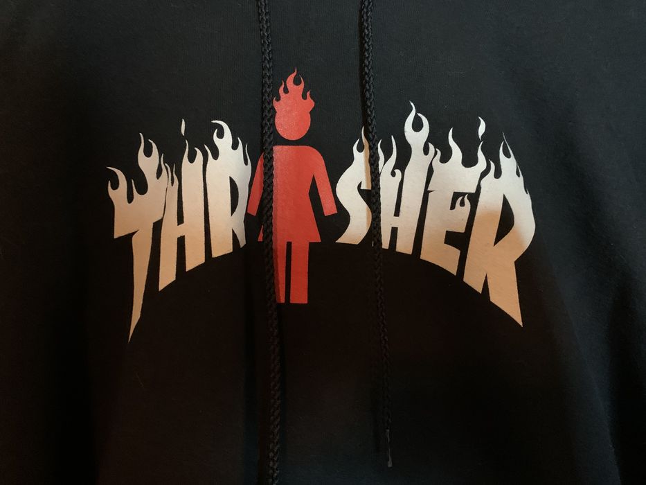 Thrasher x girl store hoodie