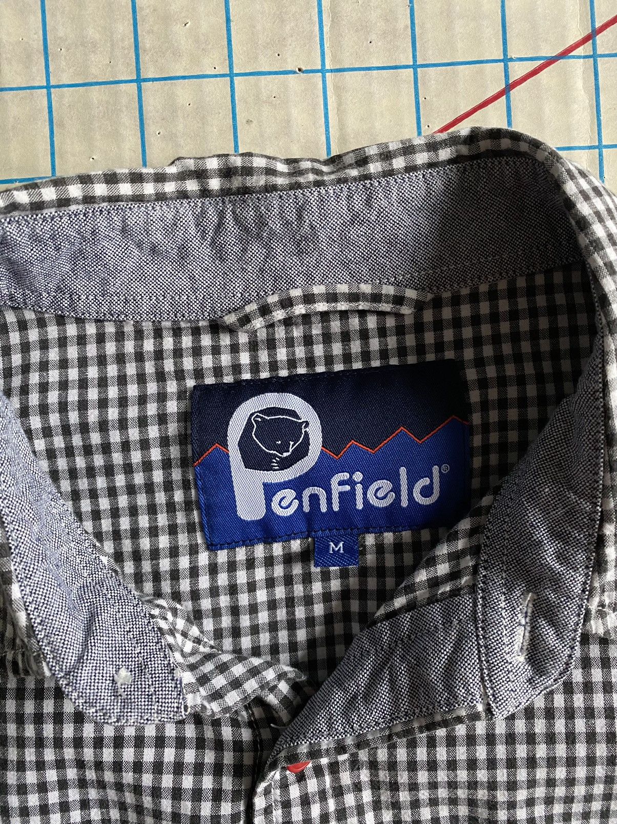 Flannel × Penfield Penfield Gingham Pattern Button Up Black & White Medium Size US M / EU 48-50 / 2 - 6 Thumbnail