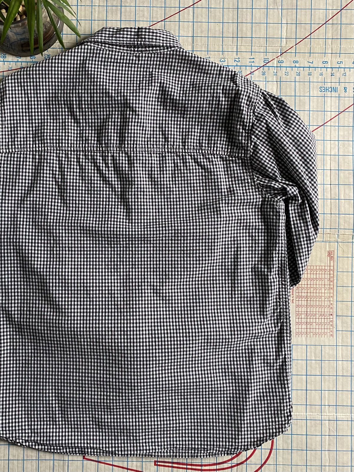 Flannel × Penfield Penfield Gingham Pattern Button Up Black & White Medium Size US M / EU 48-50 / 2 - 12 Thumbnail
