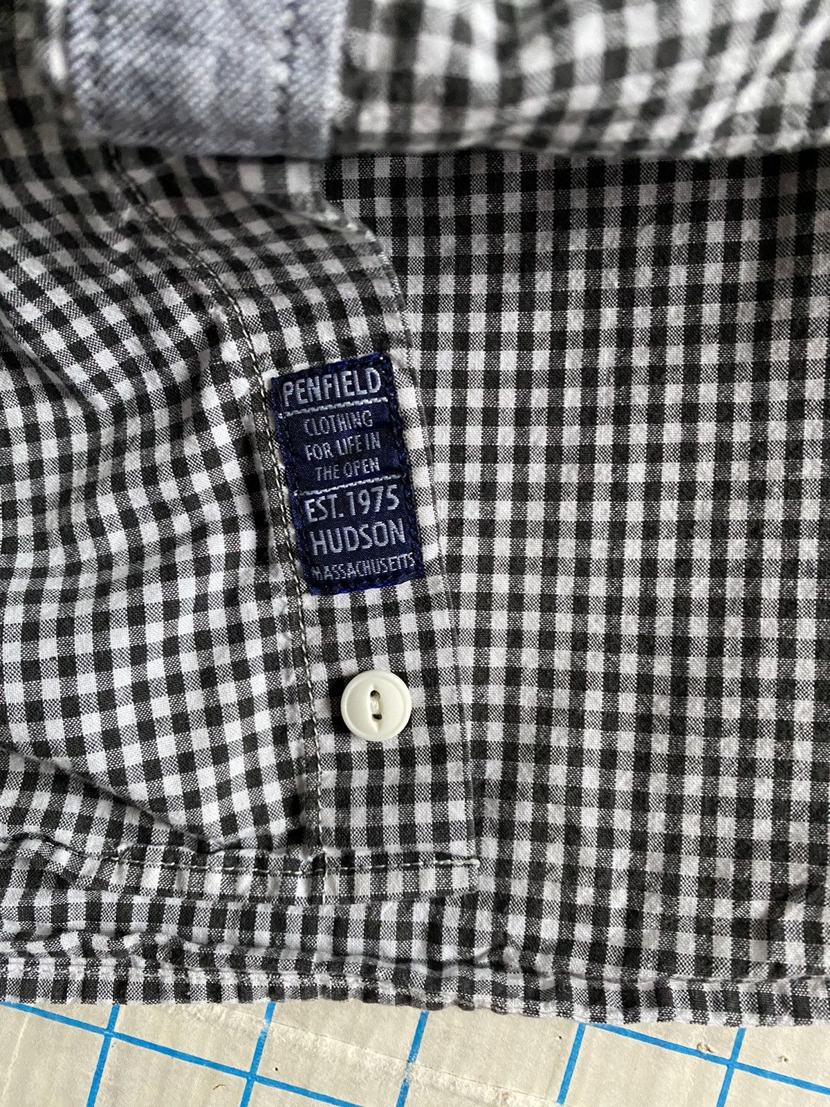 Flannel × Penfield Penfield Gingham Pattern Button Up Black & White Medium Size US M / EU 48-50 / 2 - 9 Thumbnail
