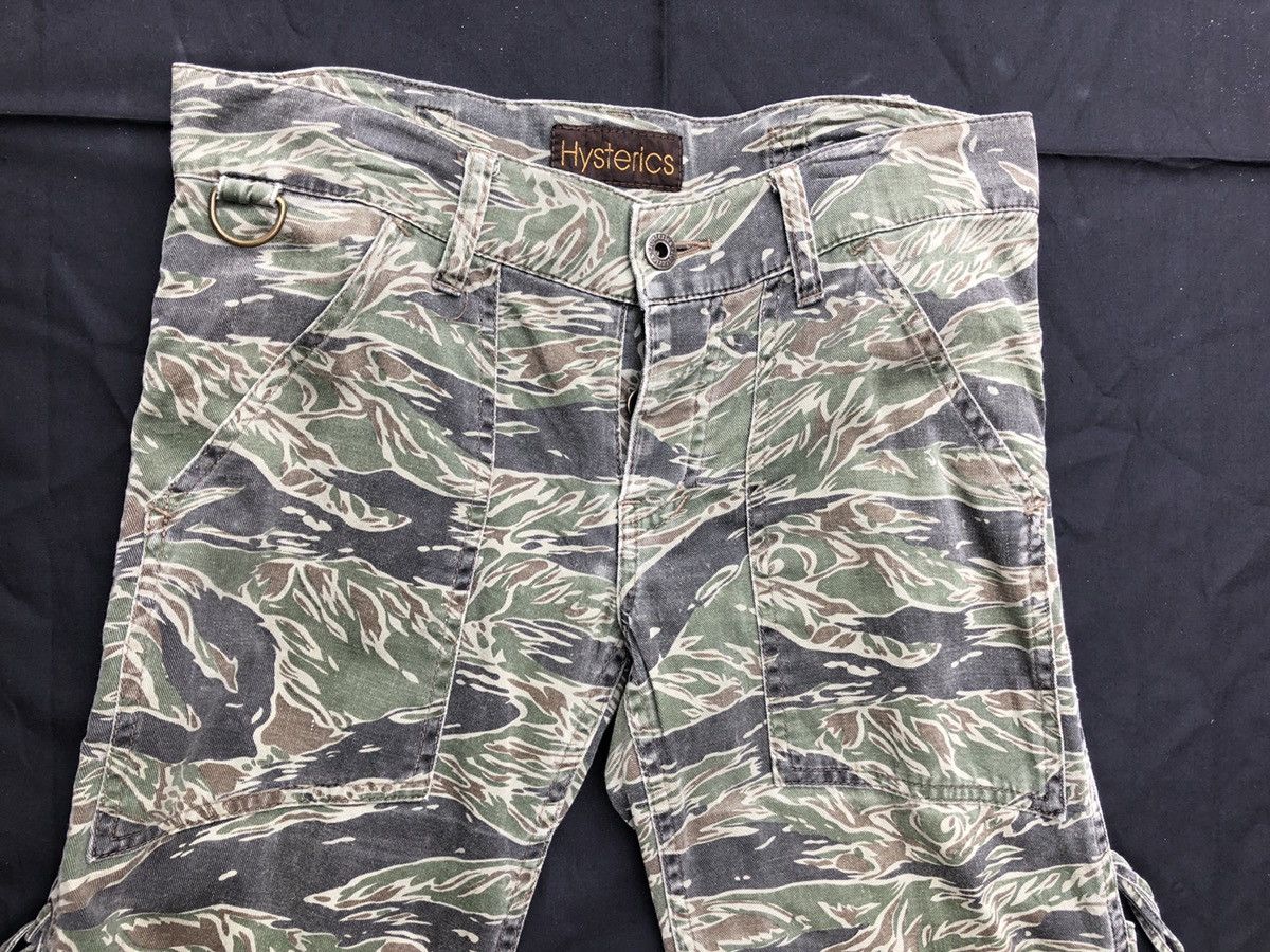 Hysteric Glamour Vintage Hysteric Glamour Tiger Stripe Camo Bondage Crop Pant Size US 29 - 8 Thumbnail