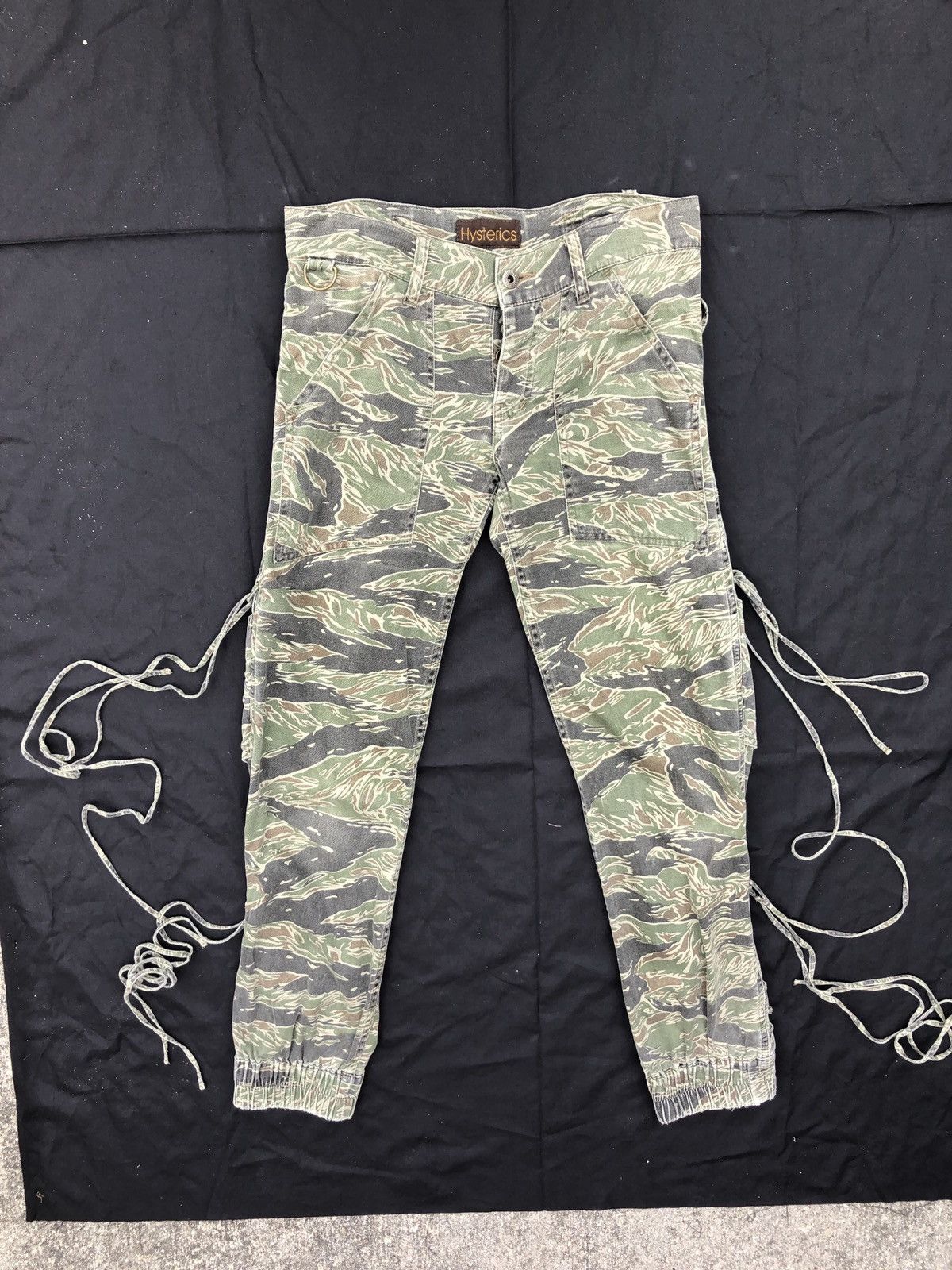 Hysteric Glamour Vintage Hysteric Glamour Tiger Stripe Camo Bondage Crop Pant Size US 29 - 6 Thumbnail