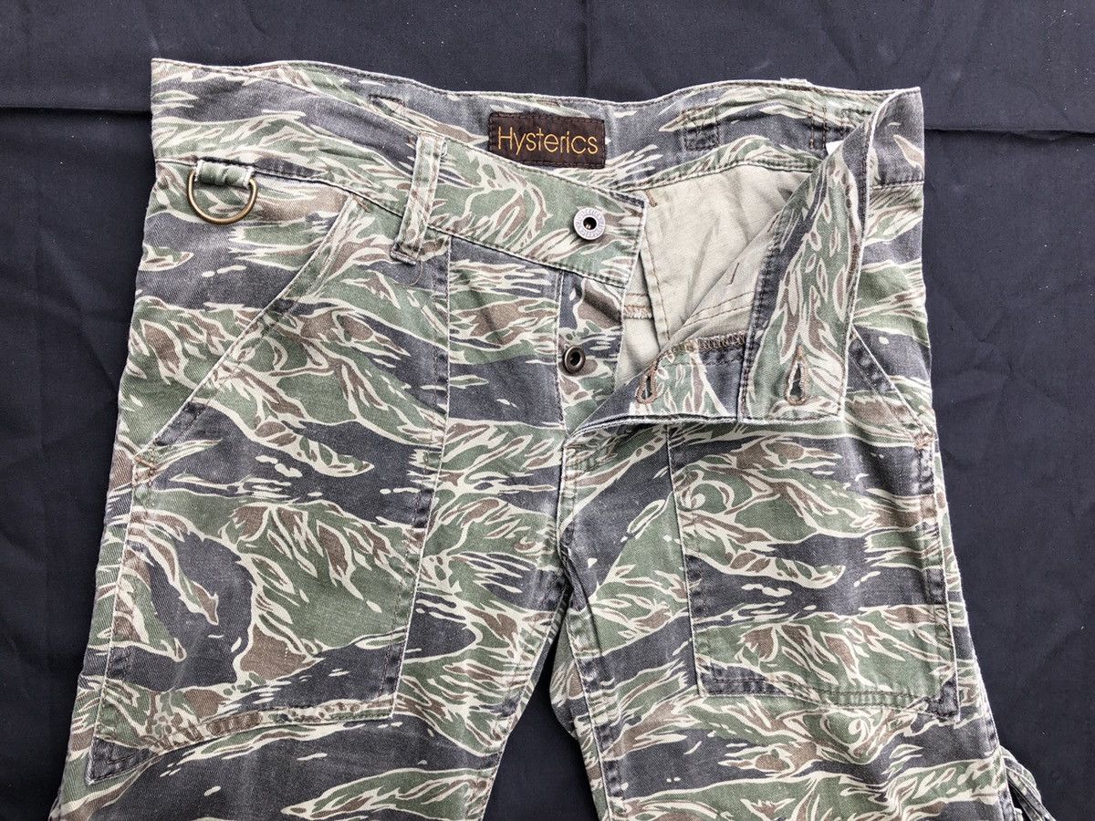 Hysteric Glamour Vintage Hysteric Glamour Tiger Stripe Camo Bondage Crop Pant Size US 29 - 10 Thumbnail