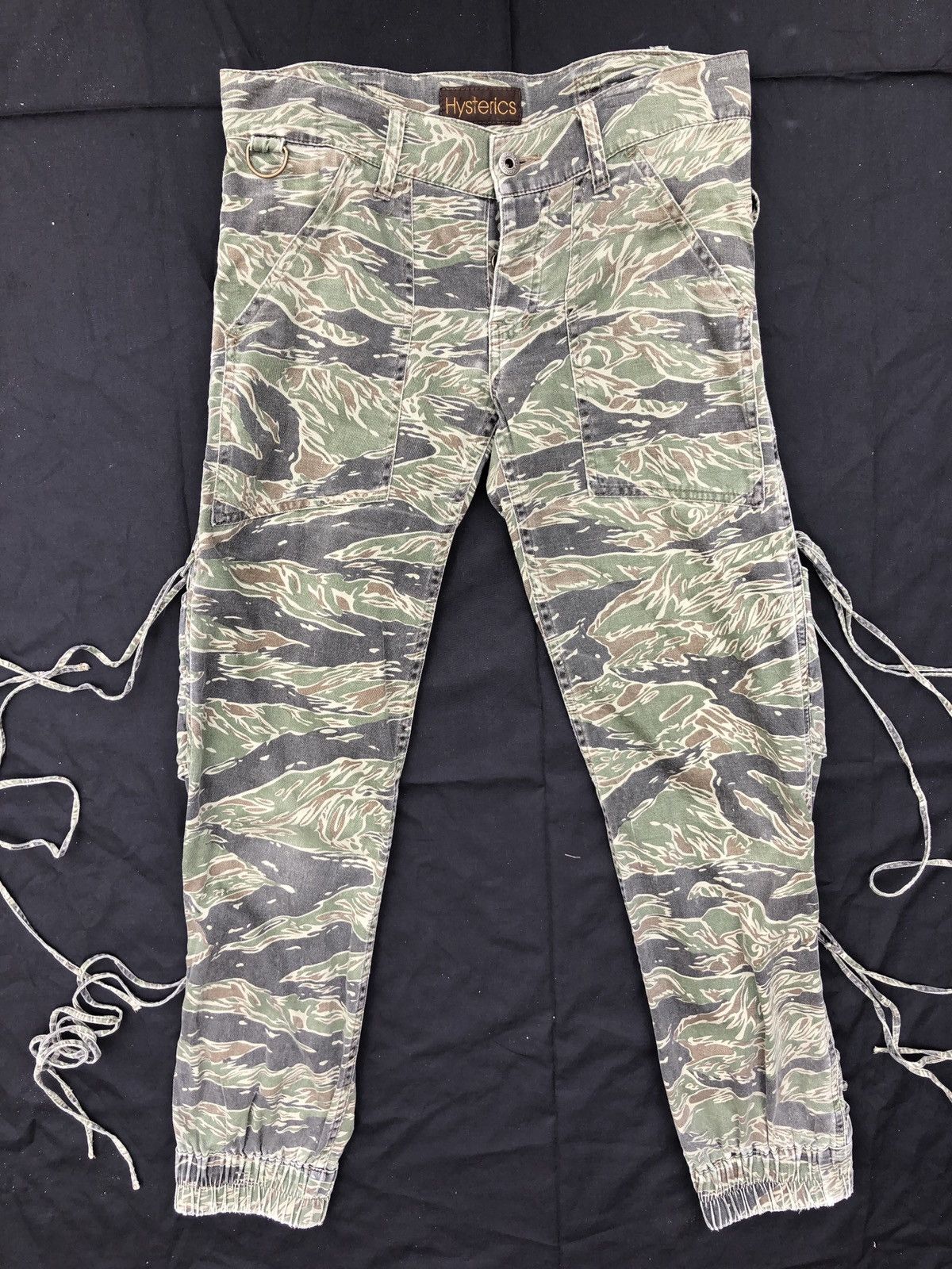 Hysteric Glamour Vintage Hysteric Glamour Tiger Stripe Camo Bondage Crop Pant Size US 29 - 7 Thumbnail