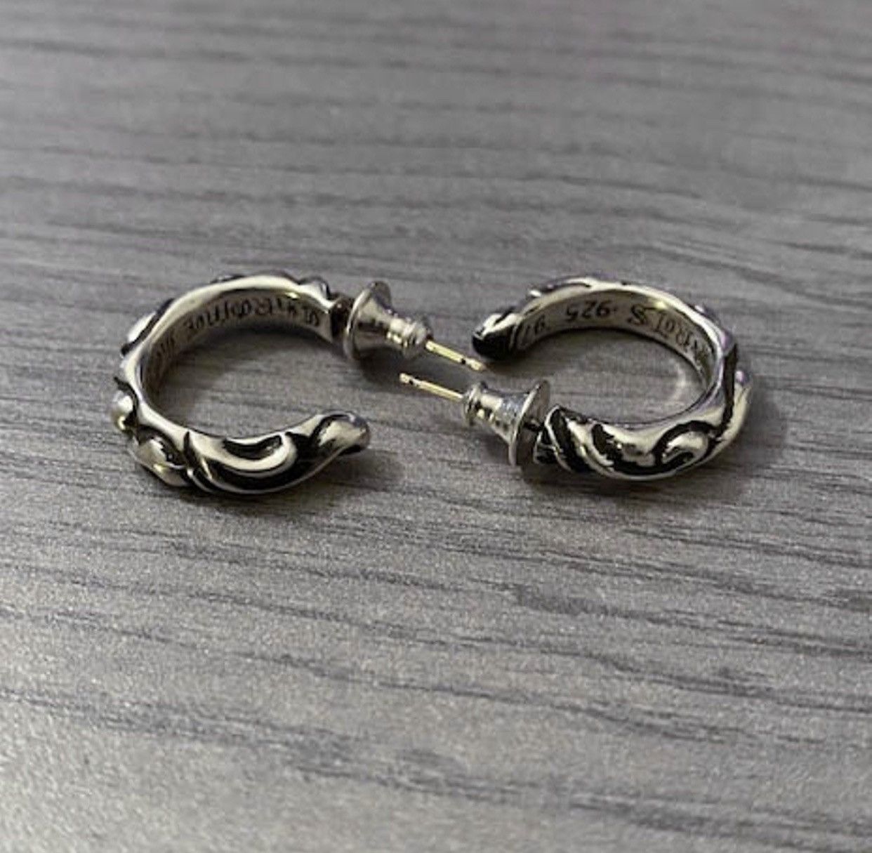 Chrome Hearts Hoop Earrings 1