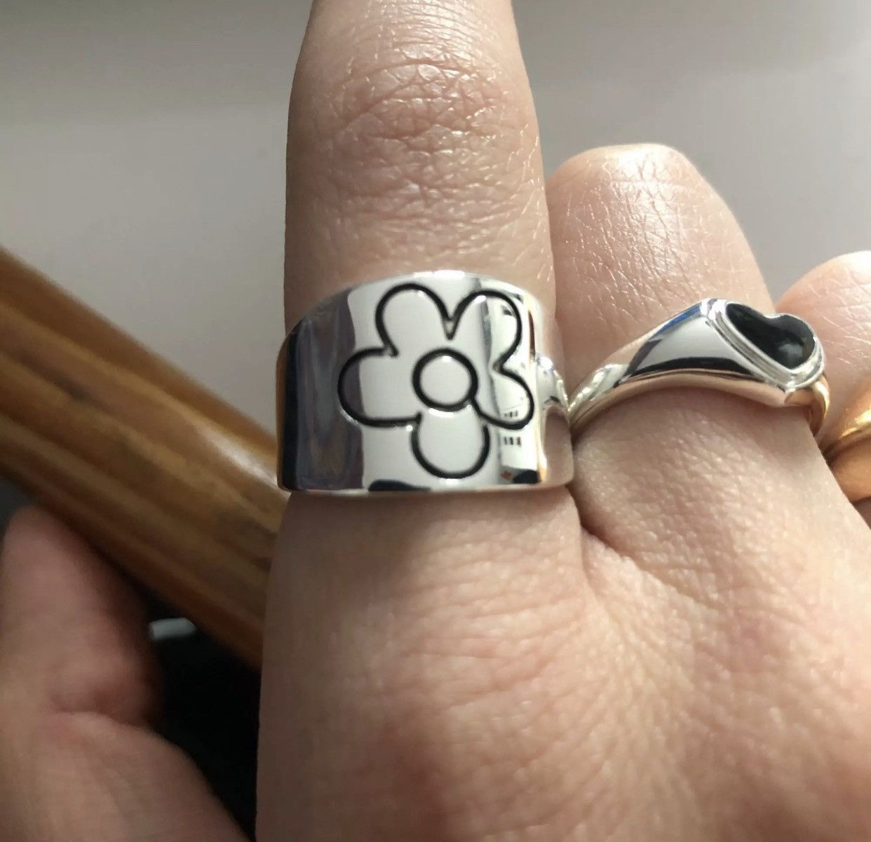 Tyler The Creator .925 silver flower ring | Grailed