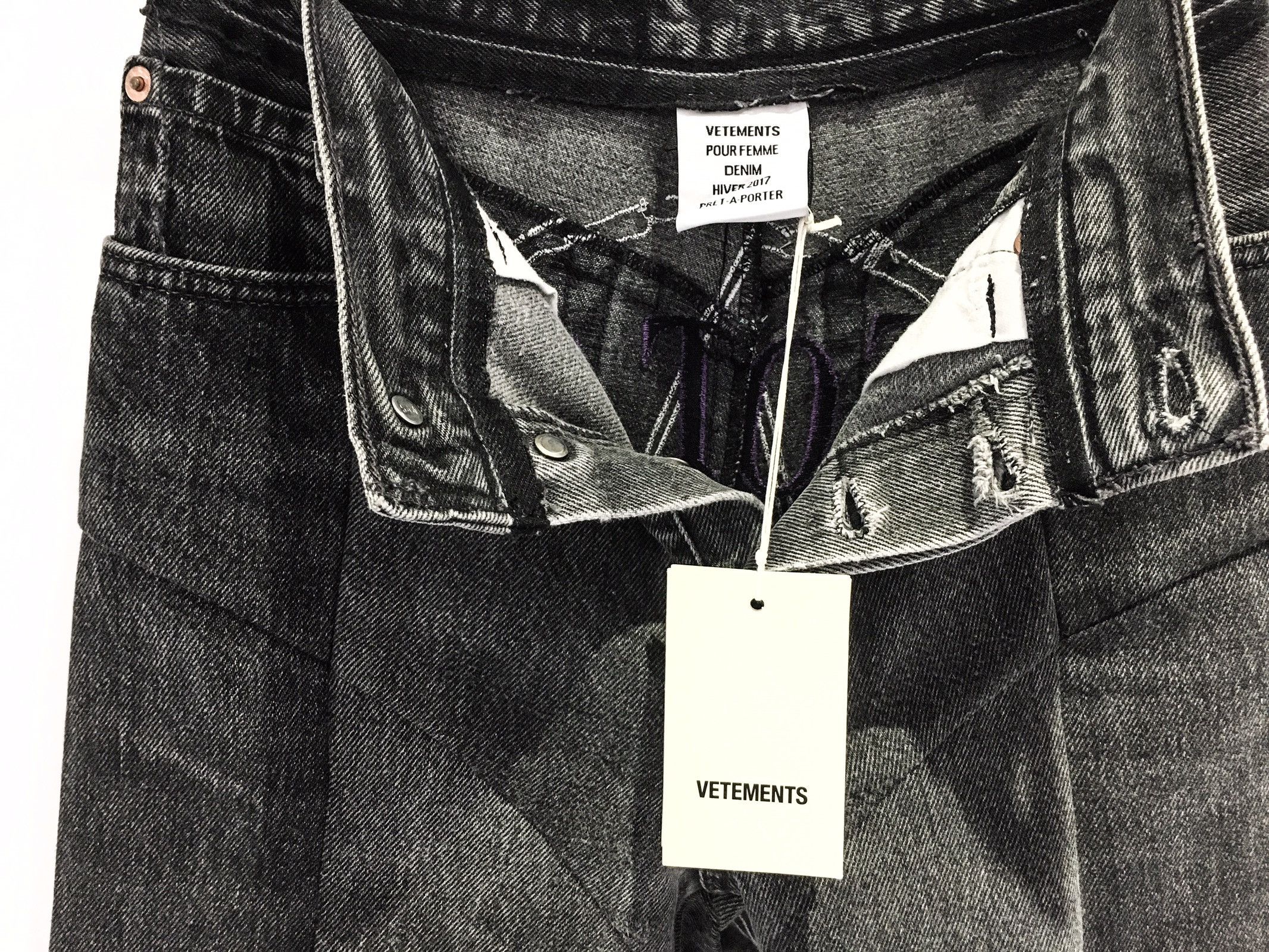 Vetements VETEMENTS TOTAL FUCKING DARKNESS JEANS | Grailed