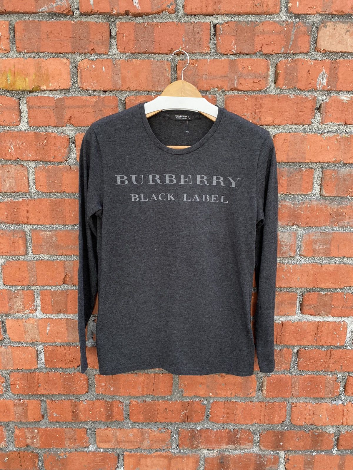 Burberry Japanese Brand Vintage BURBERRY black label t shirt made in Japan Grailed