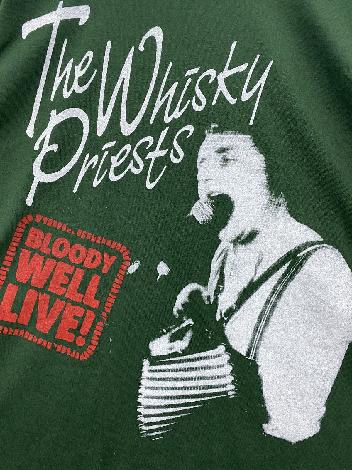 Band Tees vintage 1993 THE WHISKY PRIESTS bloody well live t-shirts Size US XL / EU 56 / 4 - 3 Thumbnail