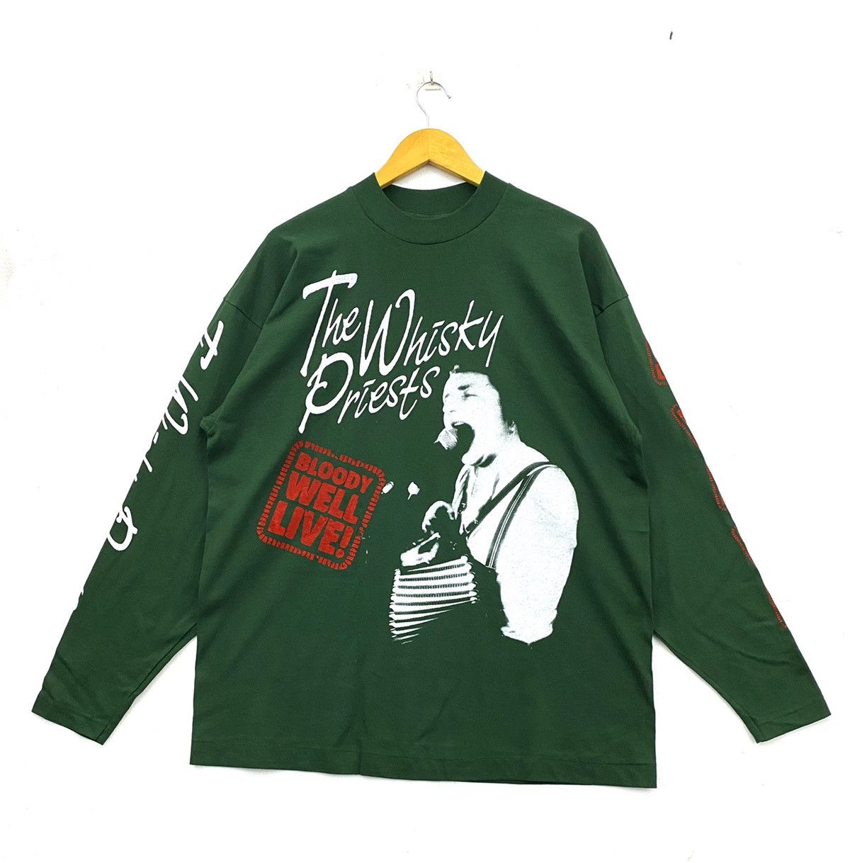 Band Tees vintage 1993 THE WHISKY PRIESTS bloody well live t-shirts Size US XL / EU 56 / 4 - 1 Thumbnail