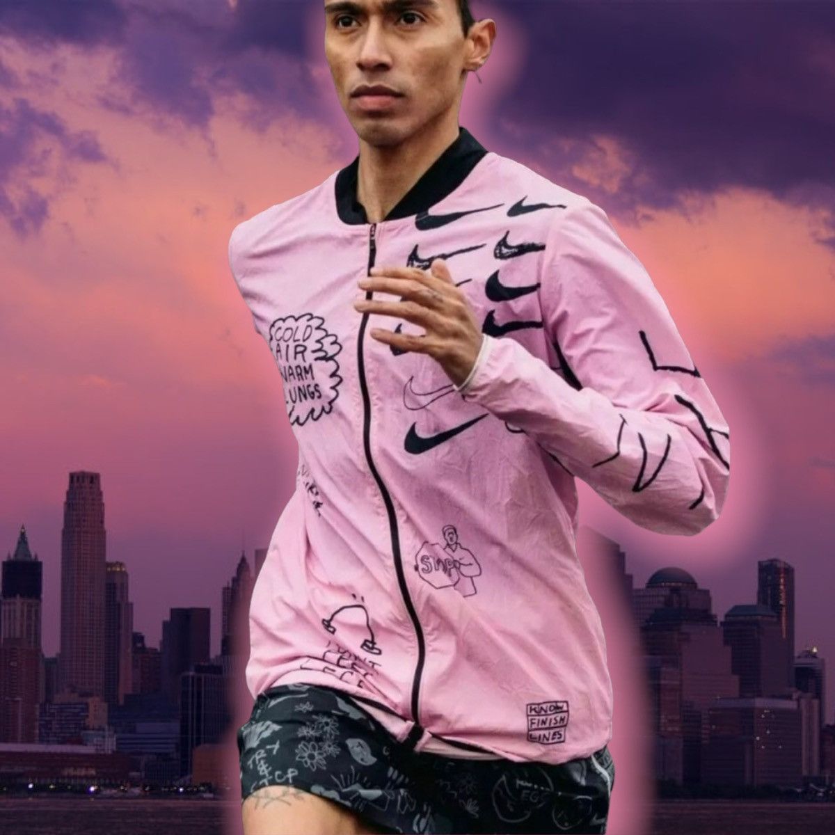 Nike nathan bell running jacket best sale