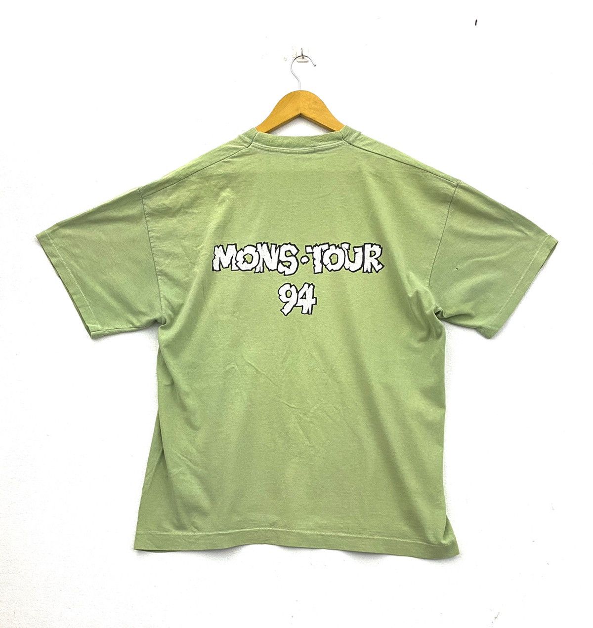 Band Tees vintage 1994 NOFX mons-tour big image rare design t-shirts Size US XL / EU 56 / 4 - 2 Thumbnail