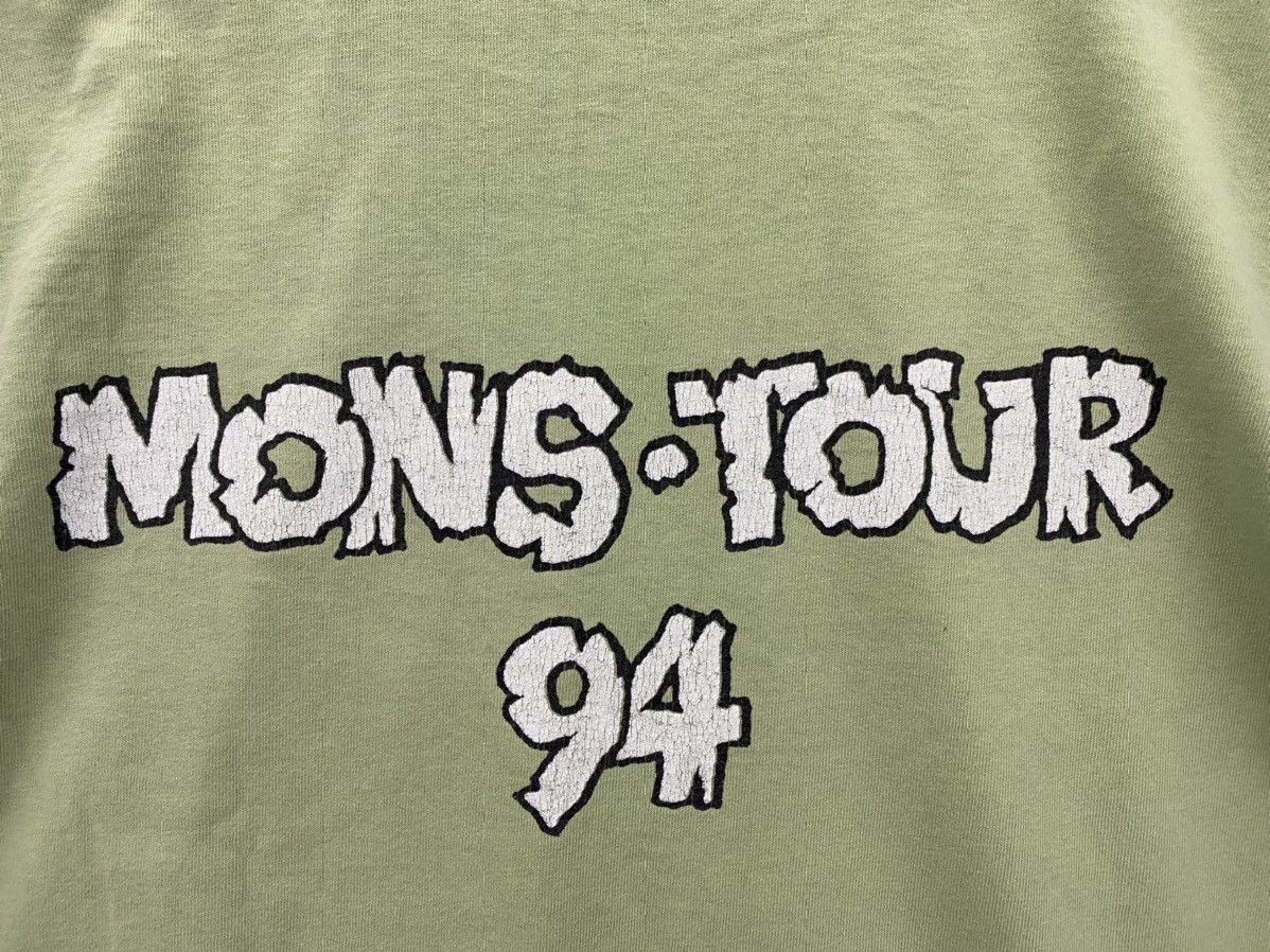 Band Tees vintage 1994 NOFX mons-tour big image rare design t-shirts Size US XL / EU 56 / 4 - 5 Thumbnail