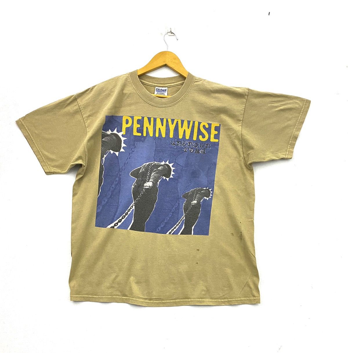 Band Tees vintage 1993 PENNYWISE unknown road album punk rare t-shirts Size US XL / EU 56 / 4 - 1 Thumbnail