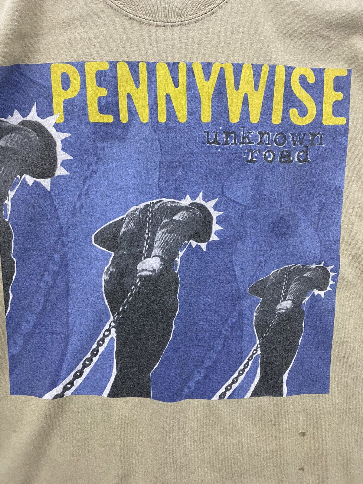 Band Tees vintage 1993 PENNYWISE unknown road album punk rare t-shirts Size US XL / EU 56 / 4 - 3 Thumbnail