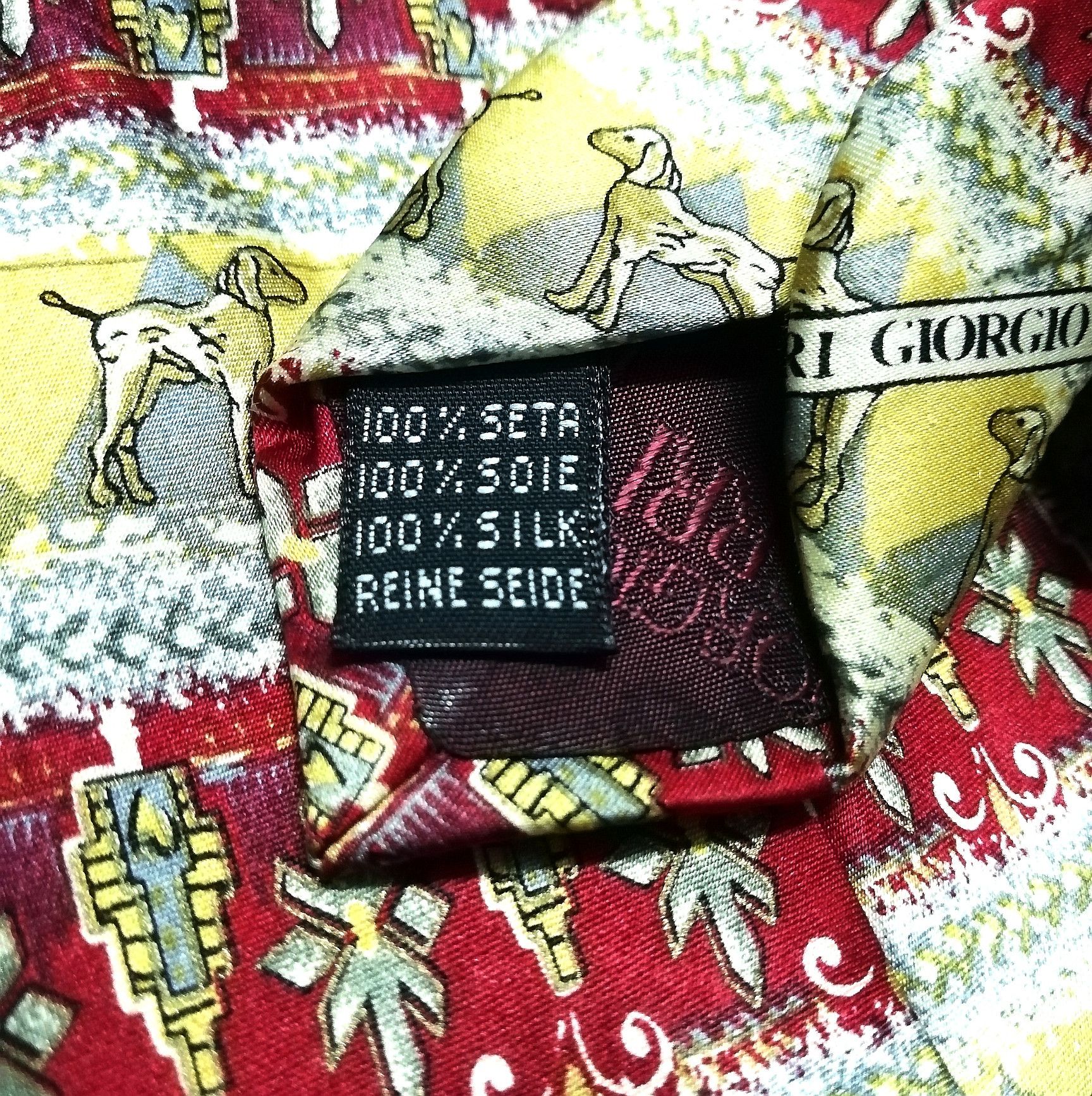 Designer × Giorgio Armani × Other GIORGIO FERRI 100% SILK MADE ITALY RARE DESIGN Size ONE SIZE - 11 Thumbnail