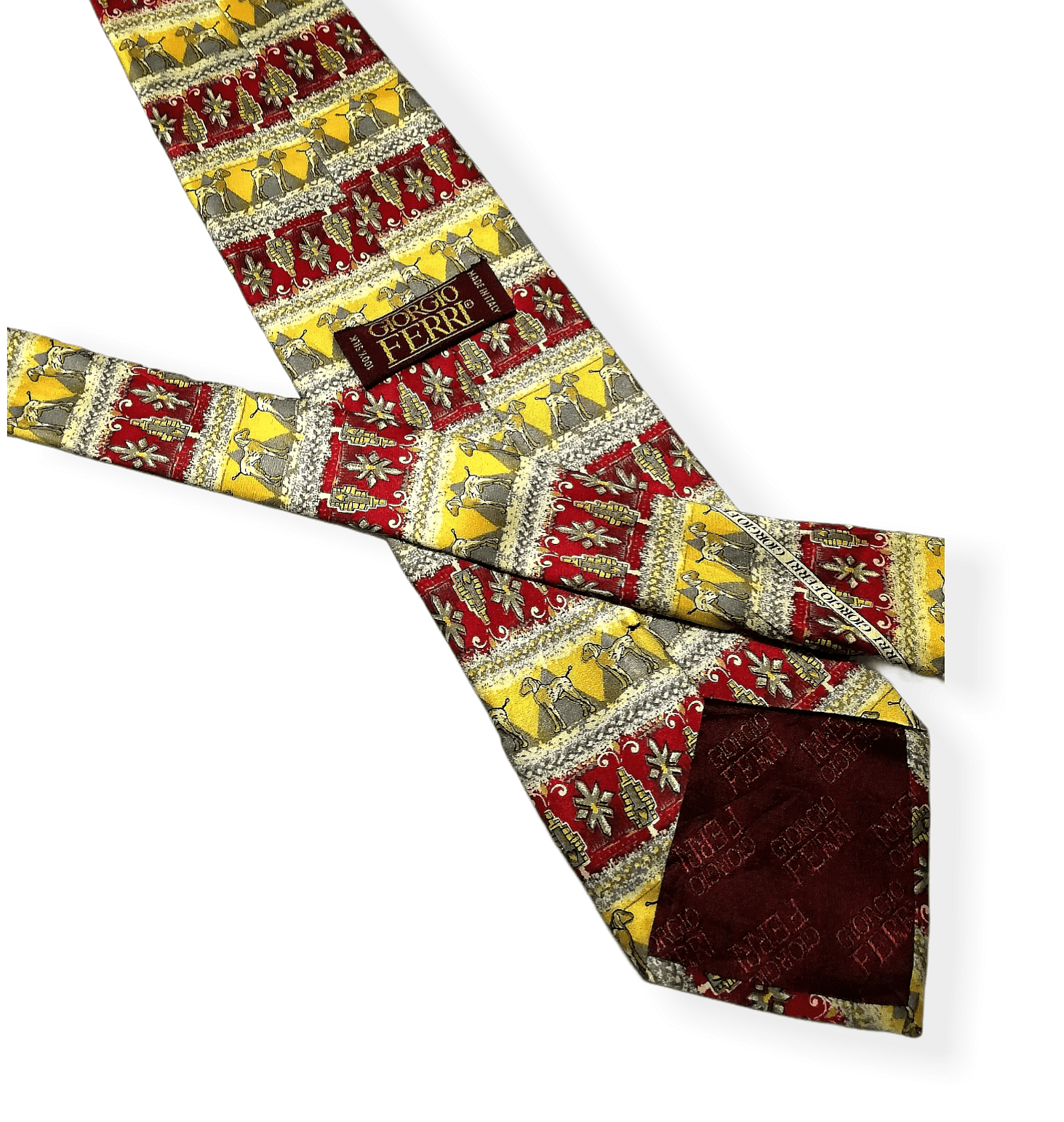 Designer × Giorgio Armani × Other GIORGIO FERRI 100% SILK MADE ITALY RARE DESIGN Size ONE SIZE - 4 Thumbnail