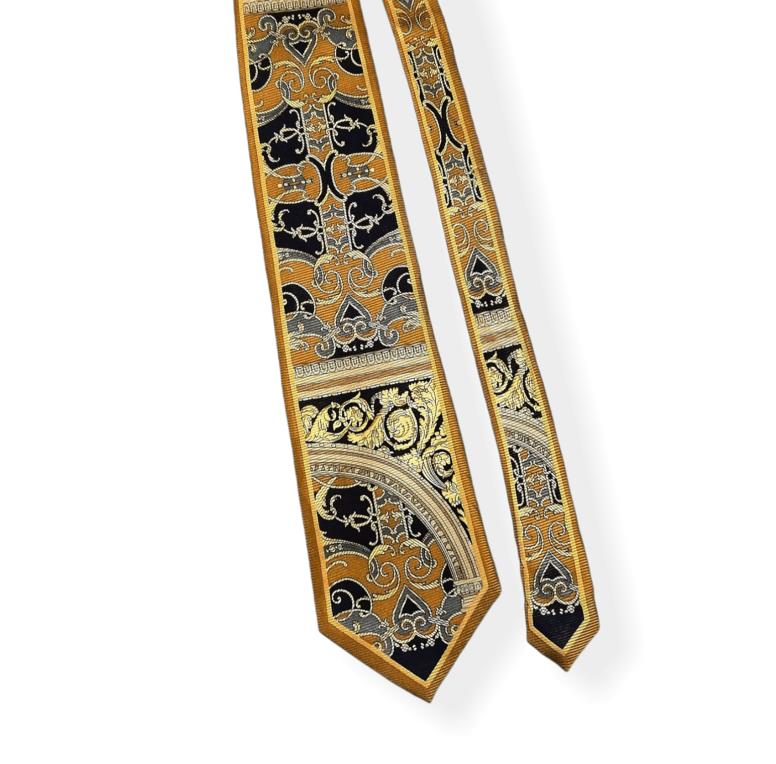 Designer DAVINCI ITALY MENS SILK ABSTRACT DESIGNER LUXURY STYLE Size ONE SIZE - 7 Thumbnail