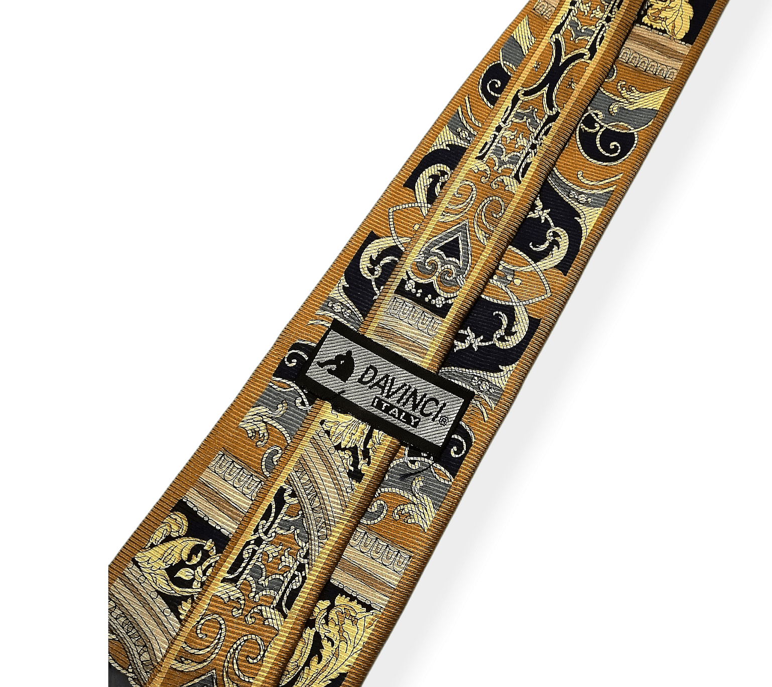 Designer DAVINCI ITALY MENS SILK ABSTRACT DESIGNER LUXURY STYLE Size ONE SIZE - 5 Thumbnail