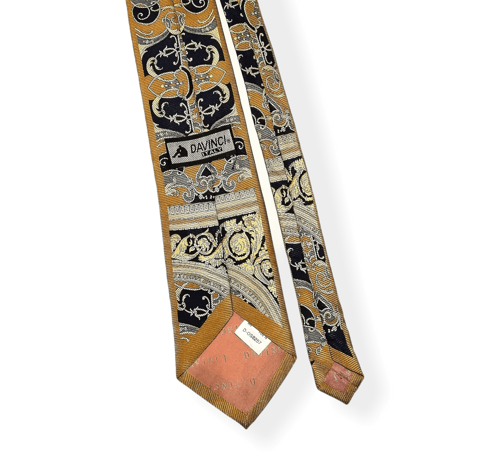 Designer DAVINCI ITALY MENS SILK ABSTRACT DESIGNER LUXURY STYLE Size ONE SIZE - 6 Thumbnail