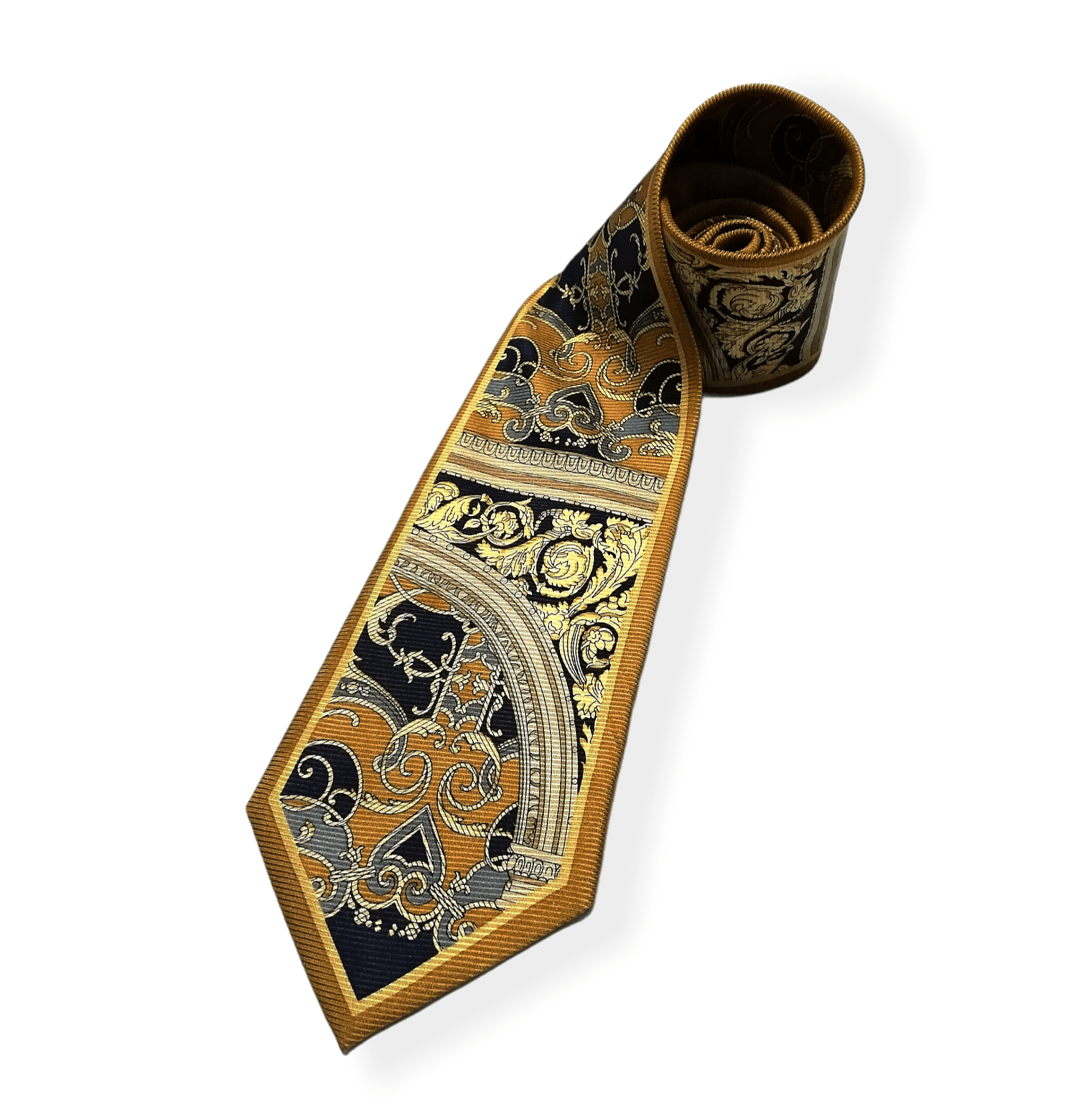 Designer DAVINCI ITALY MENS SILK ABSTRACT DESIGNER LUXURY STYLE Size ONE SIZE - 2 Thumbnail