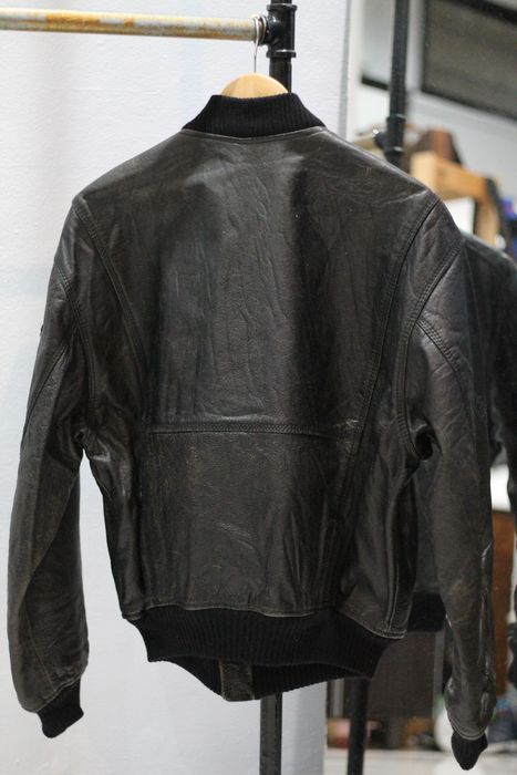 Emporio Armani Vintage EMPORIO ARMANI TEST PILOT Leather Jacket