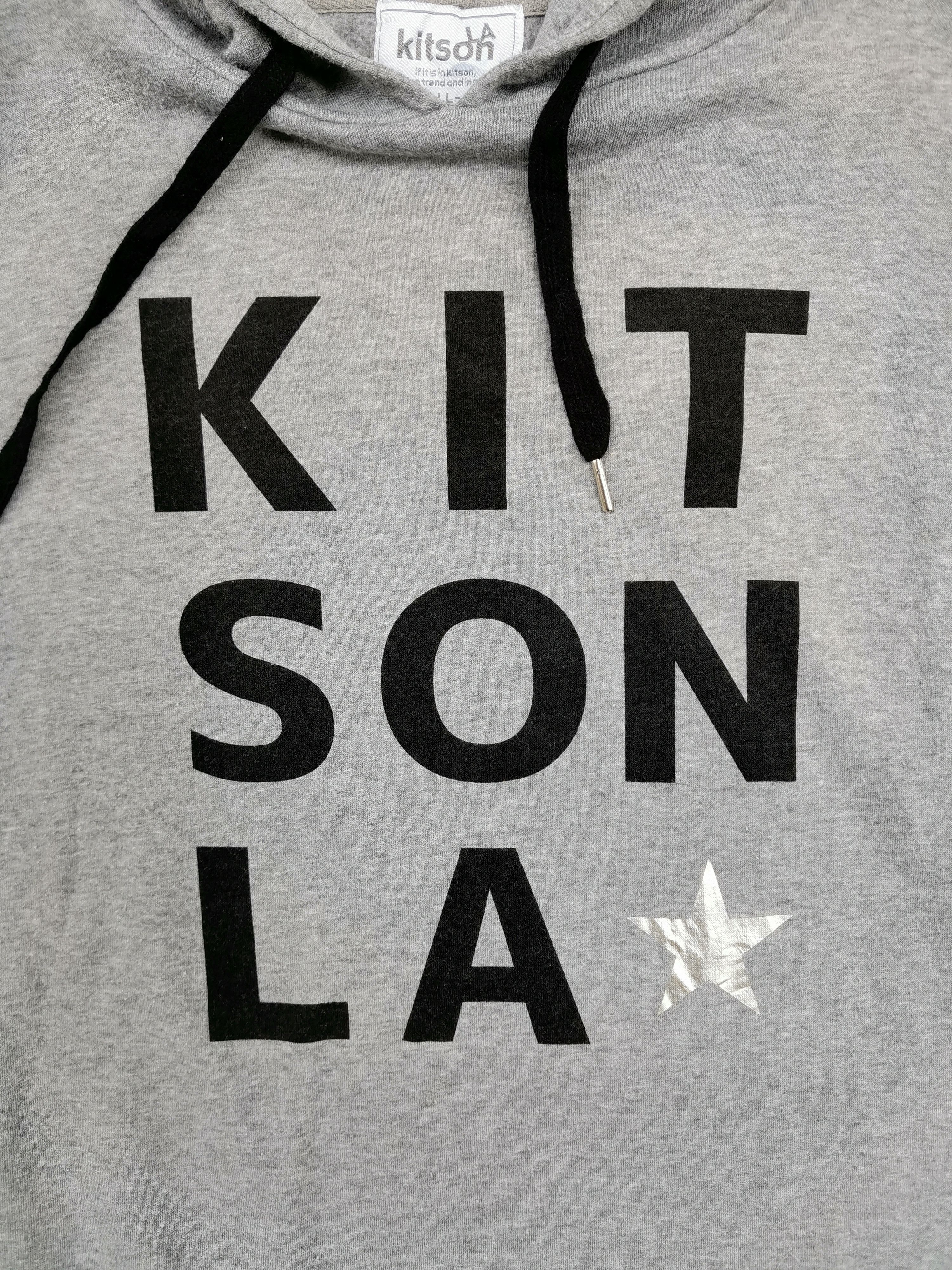 Japanese Brand Vintage Kit Son LA Big Logo Hoodie Sweatshirt Size US L / EU 52-54 / 3 - 6 Thumbnail