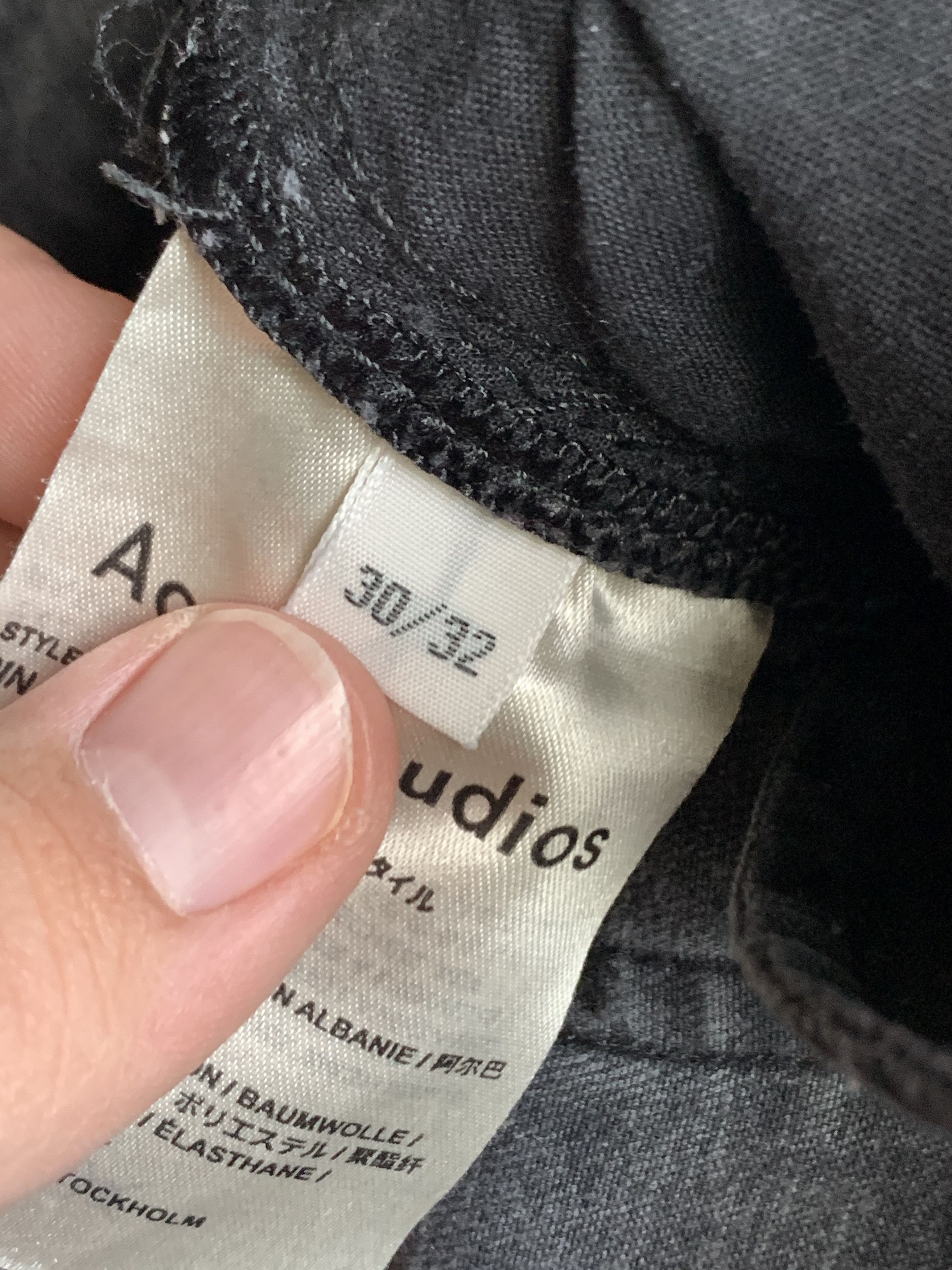 Acne Studios Acne Studios Pin Women Jeans "Pin Used Black" Size US 30 / EU 46 - 6 Thumbnail