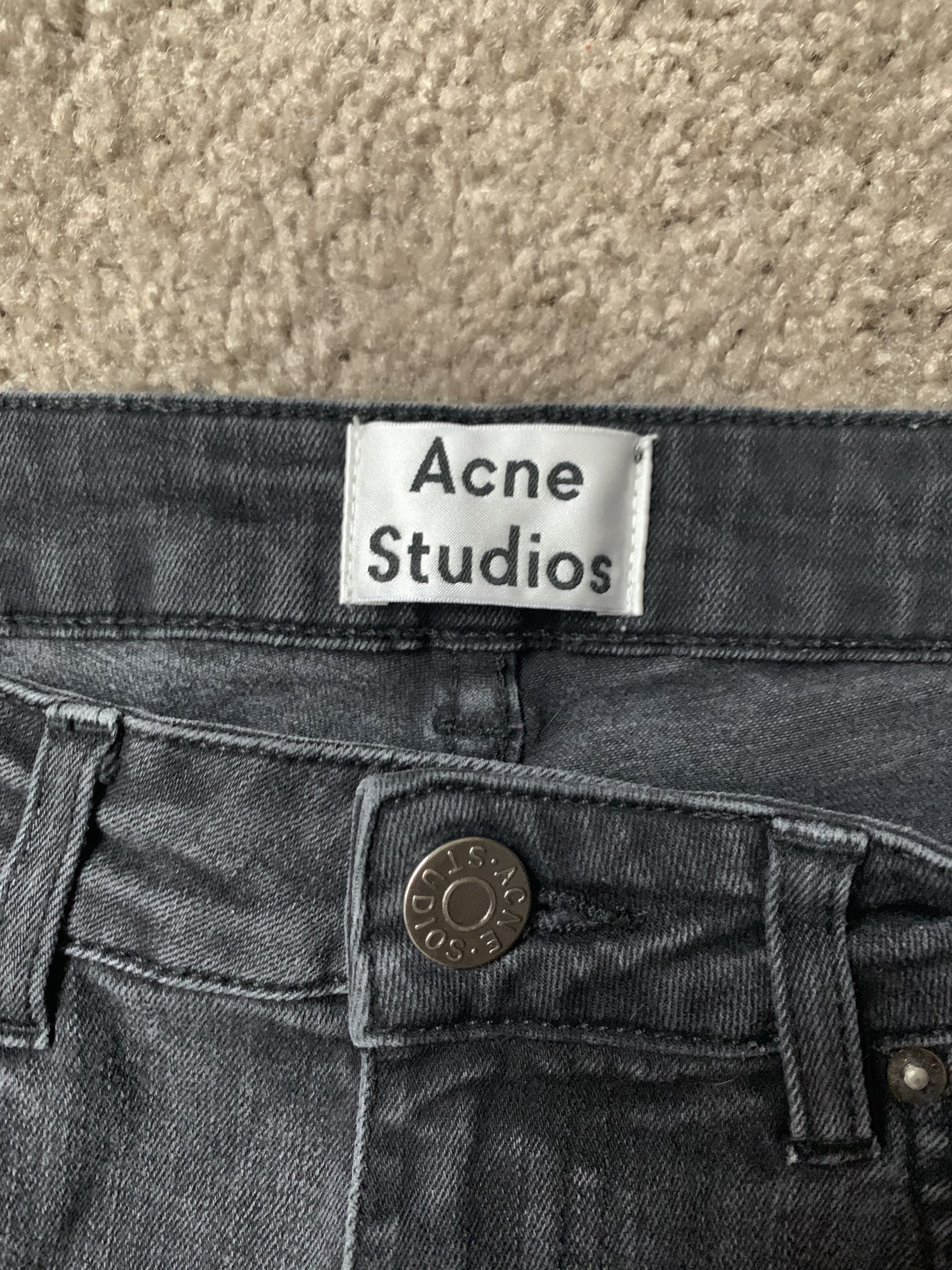 Acne Studios Acne Studios Pin Women Jeans "Pin Used Black" Size US 30 / EU 46 - 4 Thumbnail