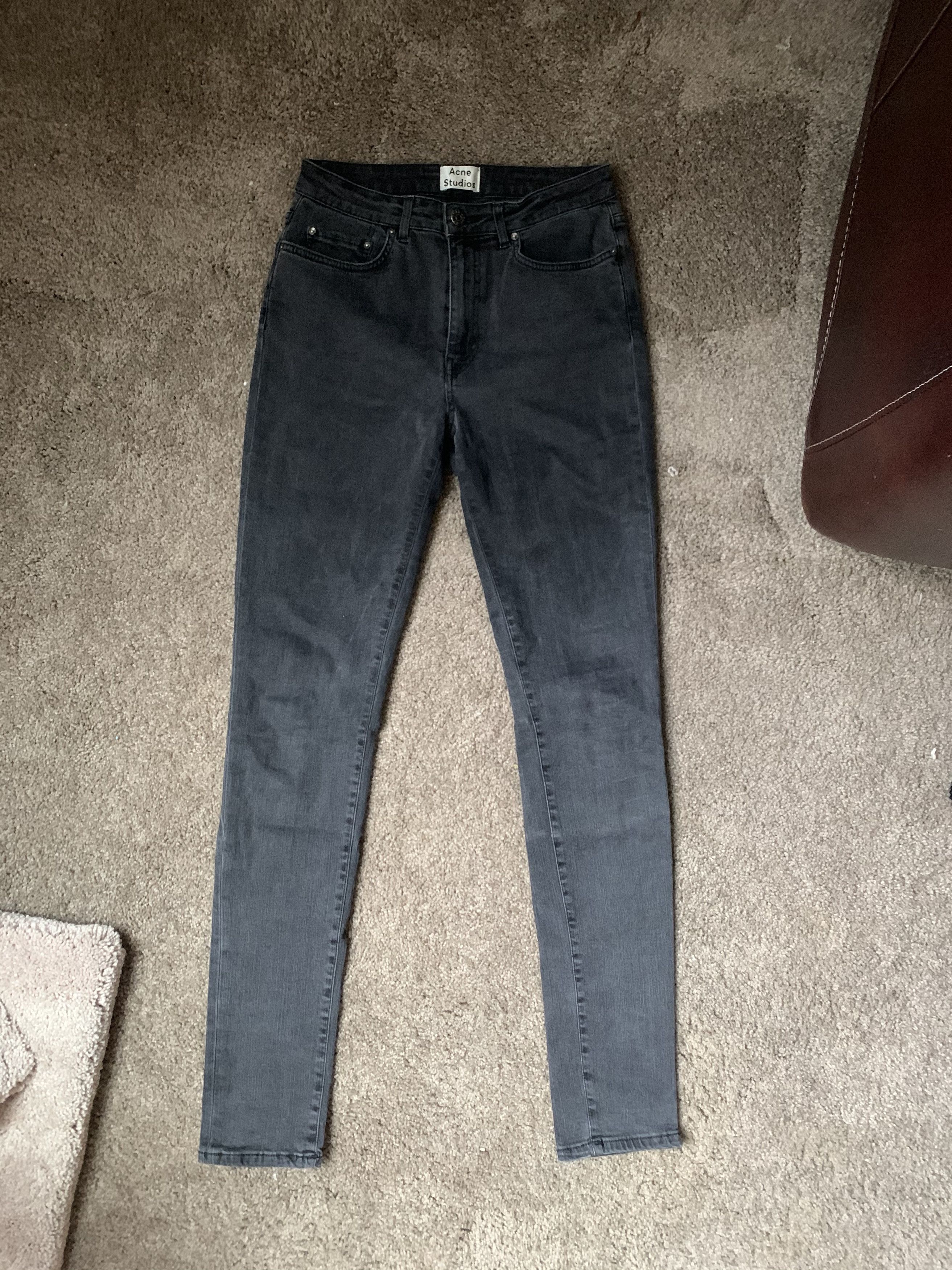 Acne Studios Acne Studios Pin Women Jeans "Pin Used Black" Size US 30 / EU 46 - 2 Thumbnail