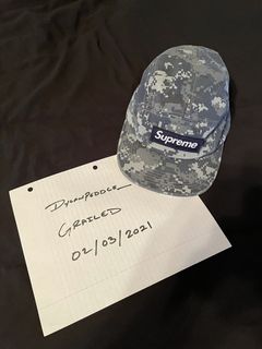 Supreme Supreme NYCO Twill Camp Cap Navy Digi Camo | Grailed