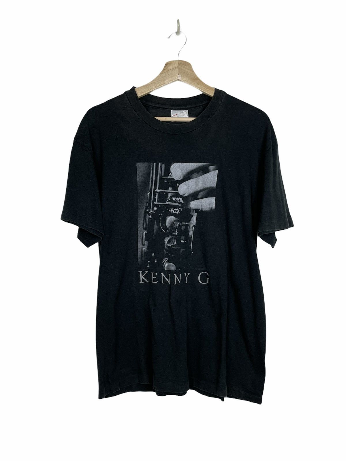 Band Tees × Vintage Kenny G Breathless Tee 90s Hanes USA Single Stitch Size US L / EU 52-54 / 3 - 1 Thumbnail