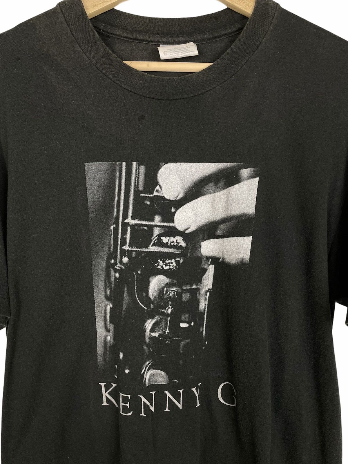 Band Tees × Vintage Kenny G Breathless Tee 90s Hanes USA Single Stitch Size US L / EU 52-54 / 3 - 7 Thumbnail
