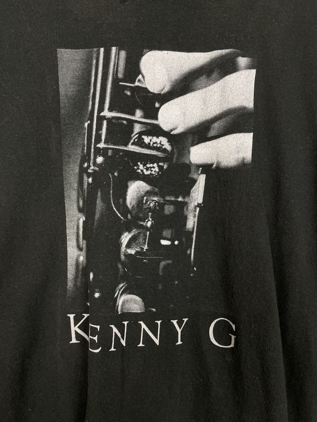 Band Tees × Vintage Kenny G Breathless Tee 90s Hanes USA Single Stitch Size US L / EU 52-54 / 3 - 4 Thumbnail