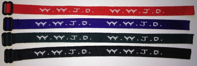 Other WWJD What Would Jesus Do Woven Bracelet Fear Of God Jerry lorenzo Dark Green Brand New Never Worn Never Used Size ONE SIZE - 2 Preview