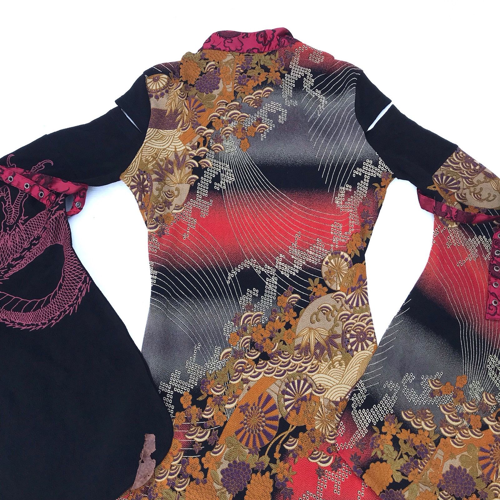 Japanese Brand Japanese Traditional Wear Kimono Dragon Print Bondage Size US XS / EU 42 / 0 - 7 Thumbnail