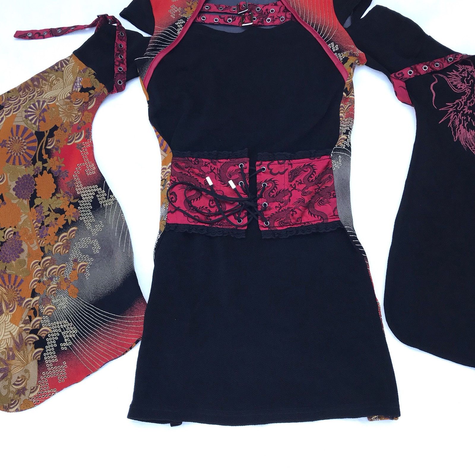 Japanese Brand Japanese Traditional Wear Kimono Dragon Print Bondage Size US XS / EU 42 / 0 - 6 Thumbnail