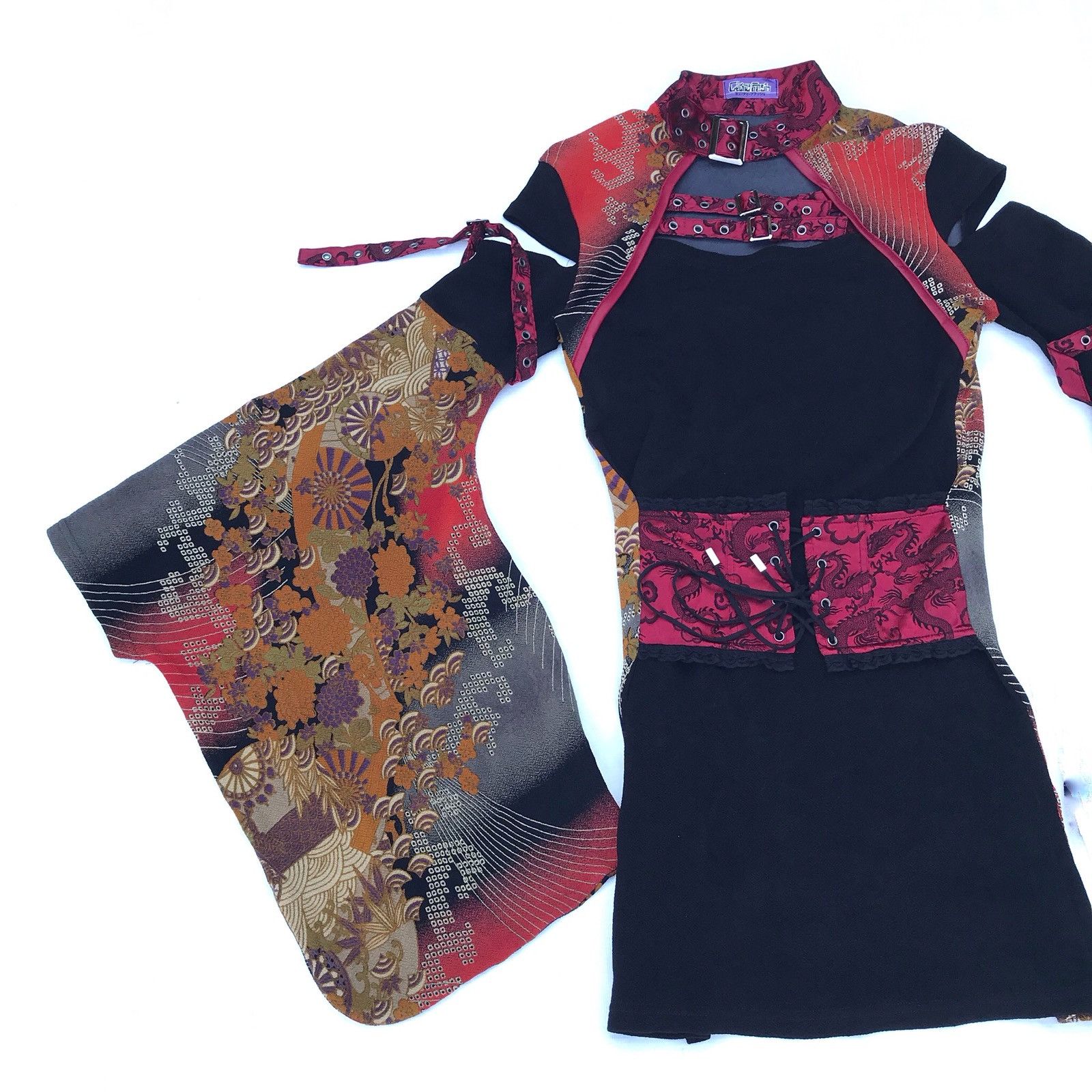 Japanese Brand Japanese Traditional Wear Kimono Dragon Print Bondage Size US XS / EU 42 / 0 - 5 Thumbnail