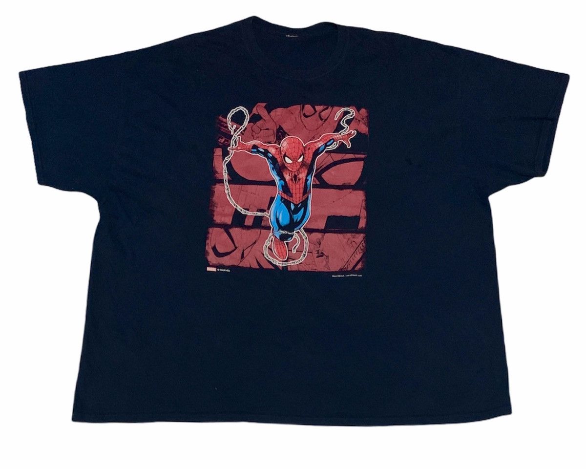 Rare Design Vintage Marvel Cartoon Spider-man T-shirt 2000s