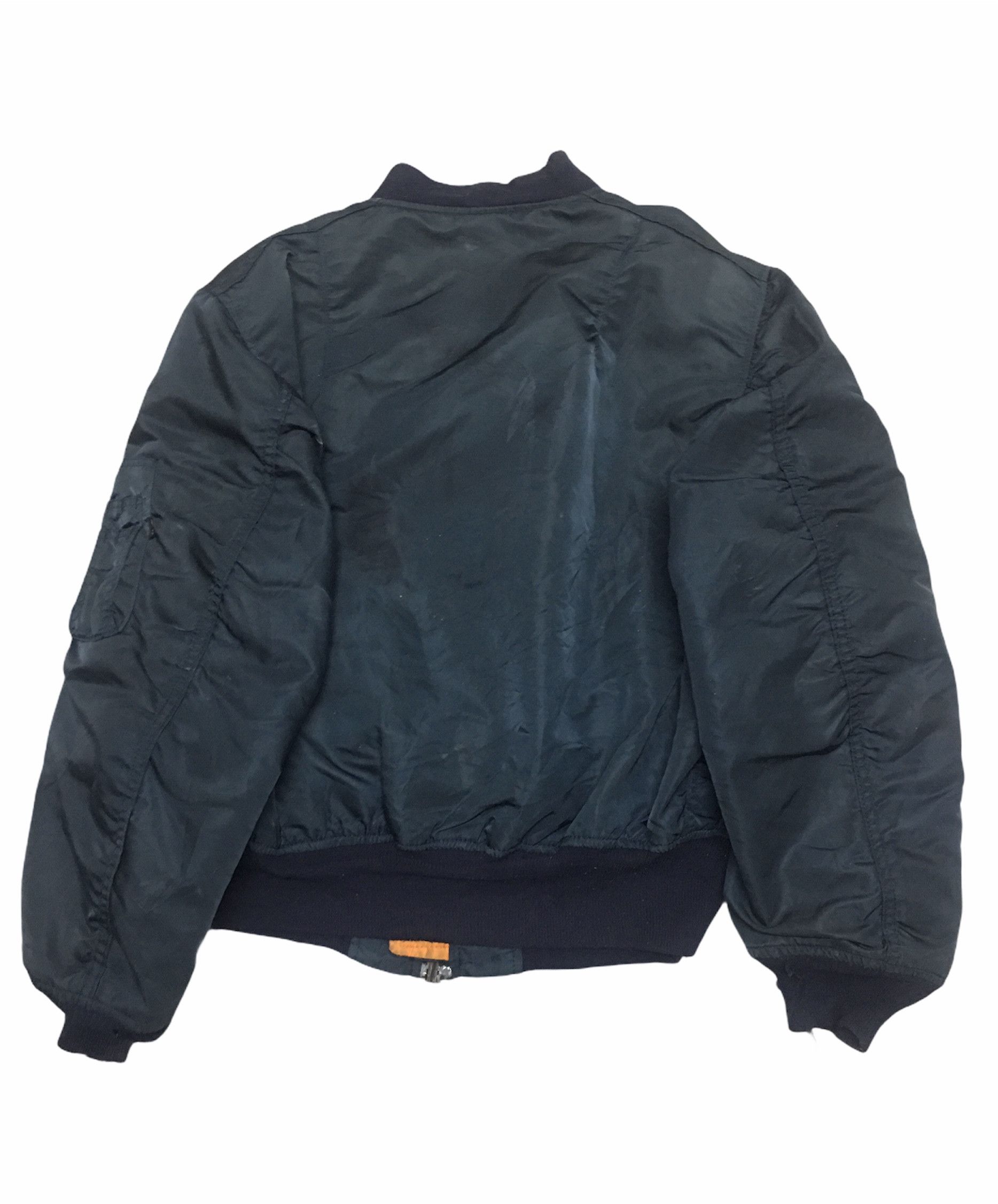 Alpha Industries Vintage Trashed Alpha industry Ma1 Flight Bomber ERD Grunge Size US L / EU 52-54 / 3 - 1 Thumbnail