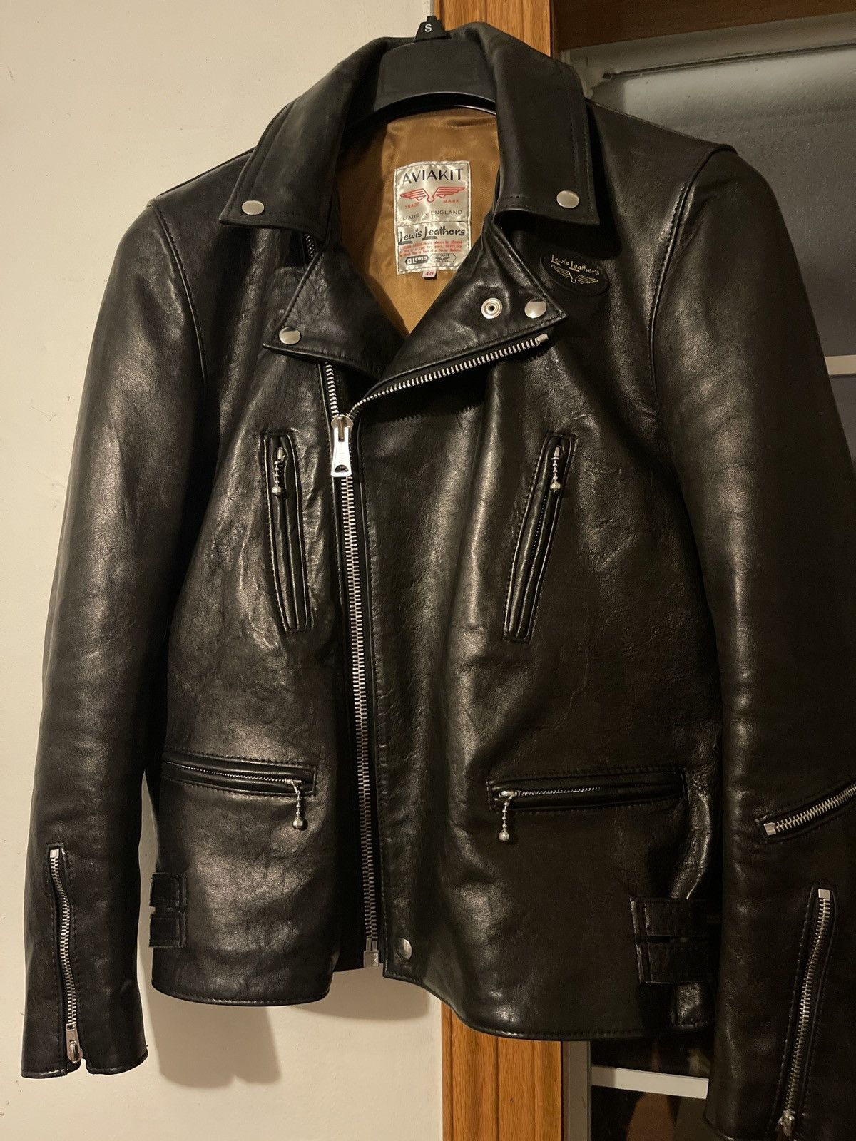 Lewis Leathers Lewis Leathers 402t Lighting Sheep Leather jacket Size US S / EU 44-46 / 1 - 1 Thumbnail