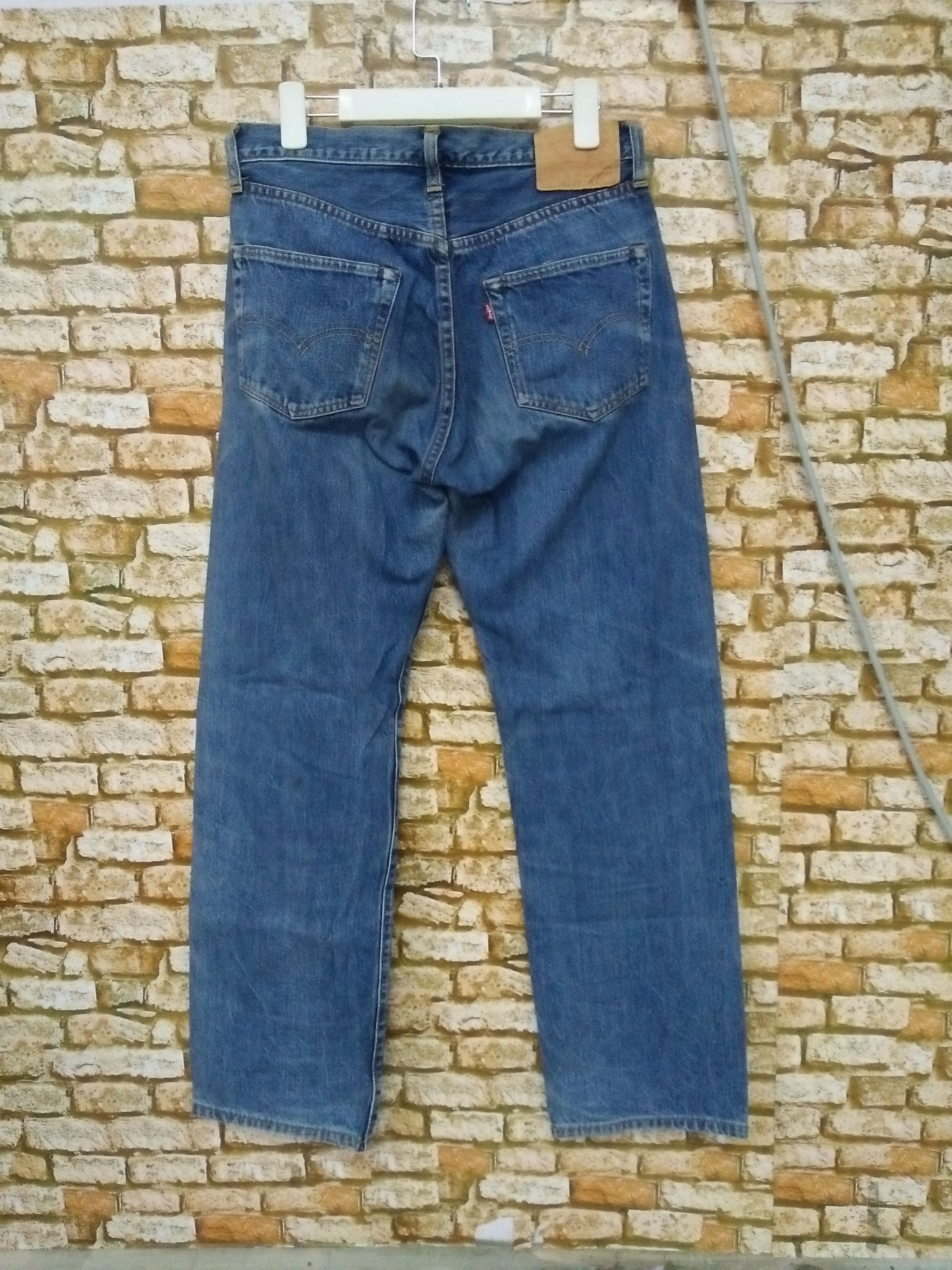 Levi's 90s LEVIS 501XX BIG E DENIM SELVEDGE 555 (B46) Size US 30 / EU 46 - 1 Thumbnail