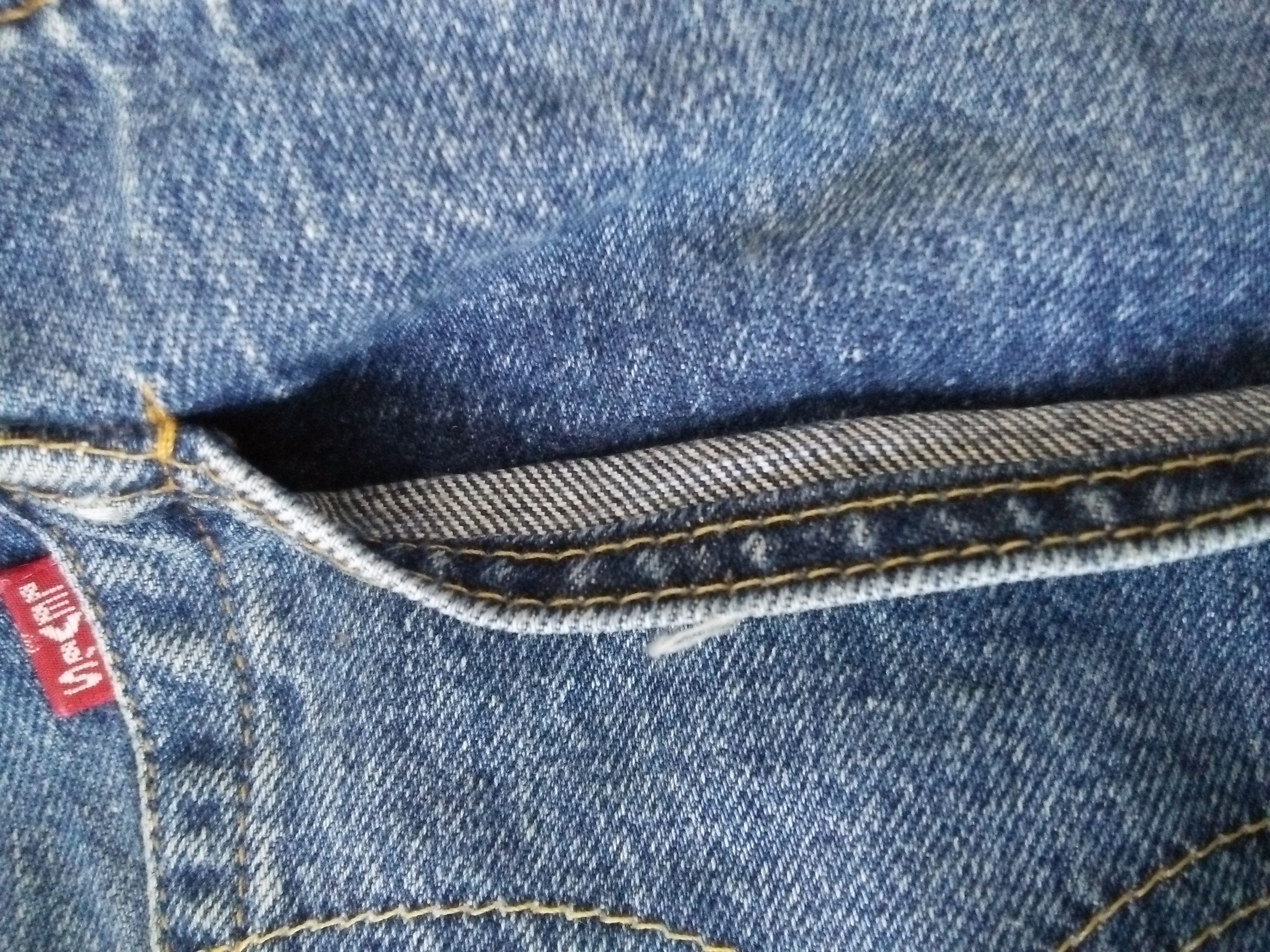 Levi's 90s LEVIS 501XX BIG E DENIM SELVEDGE 555 (B46) Size US 30 / EU 46 - 9 Thumbnail